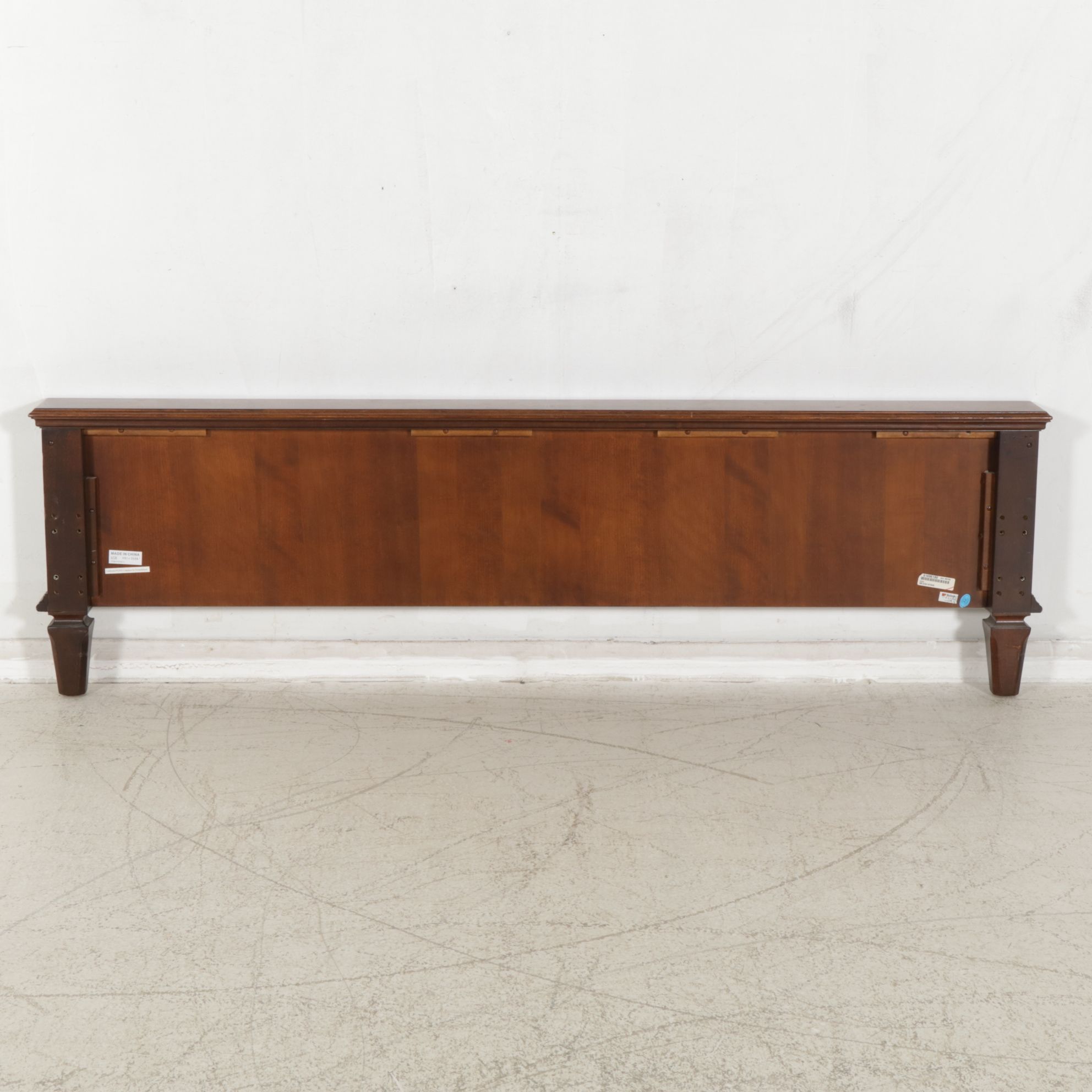 Outlook International Mahogany King Size Sleigh Bed Frame