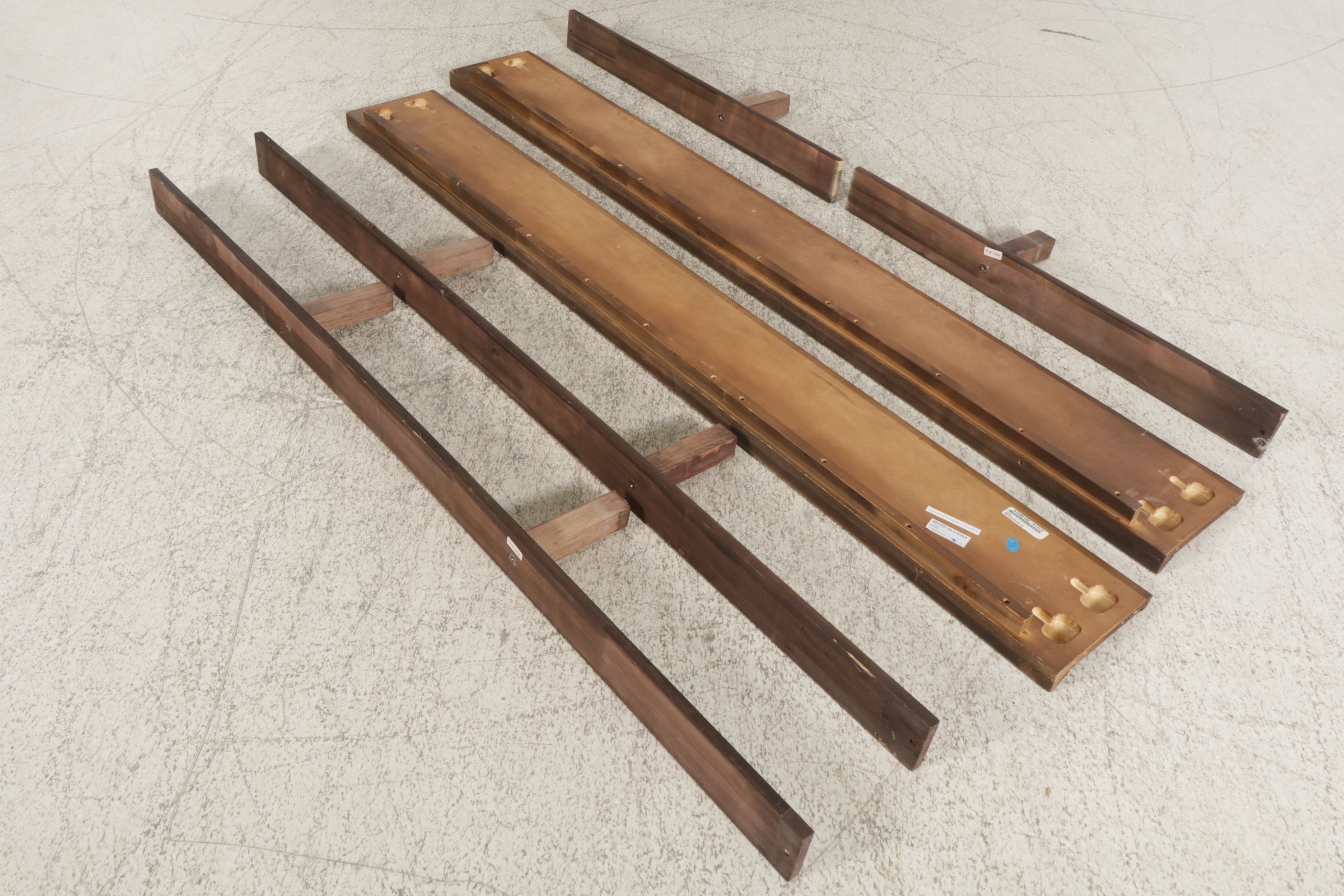 Outlook International Mahogany King Size Sleigh Bed Frame