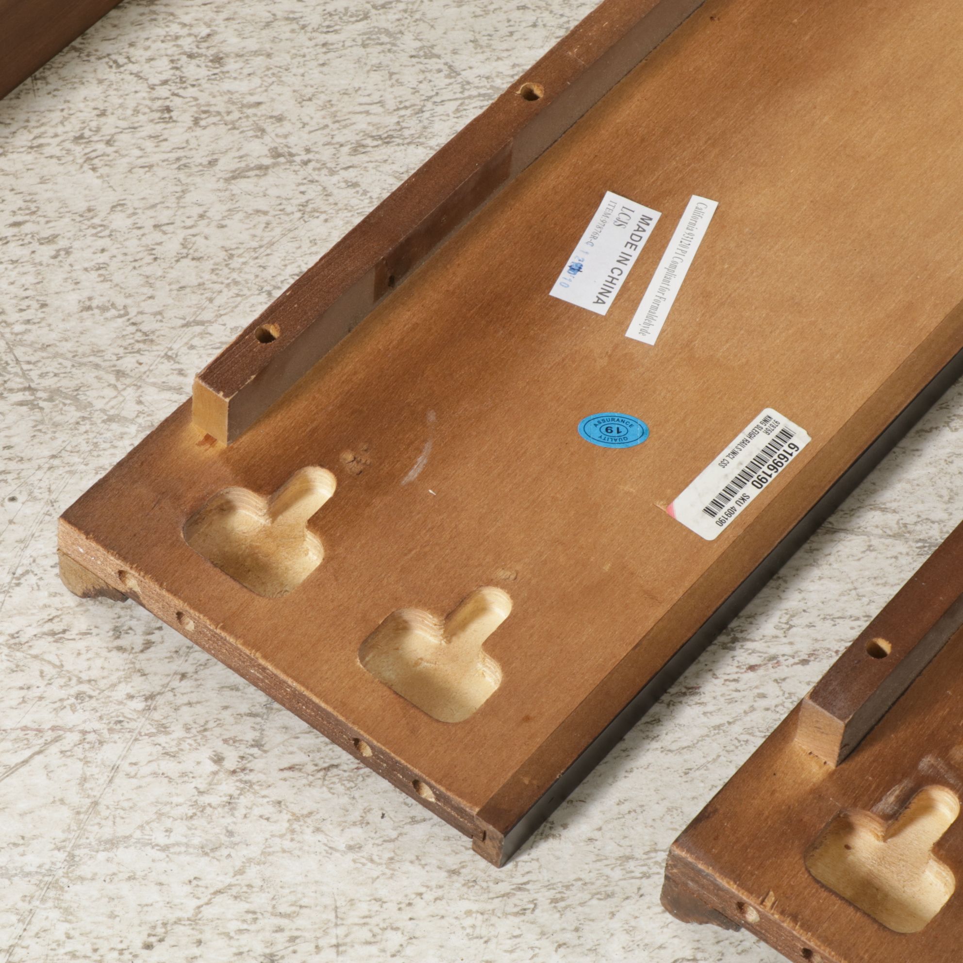 Outlook International Mahogany King Size Sleigh Bed Frame