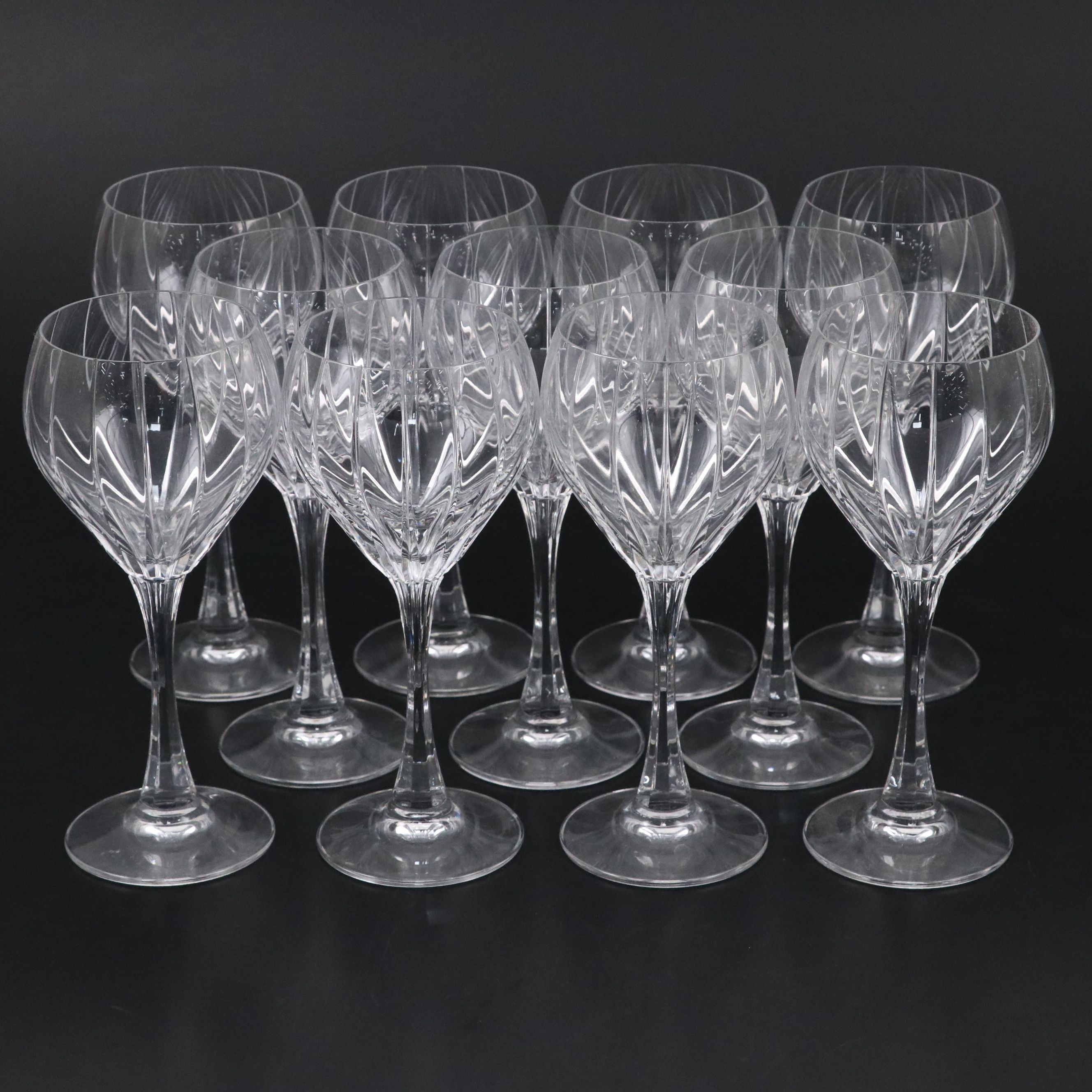 Mikasa "Infinity" Crystal Wine Glasses, 1989–1993