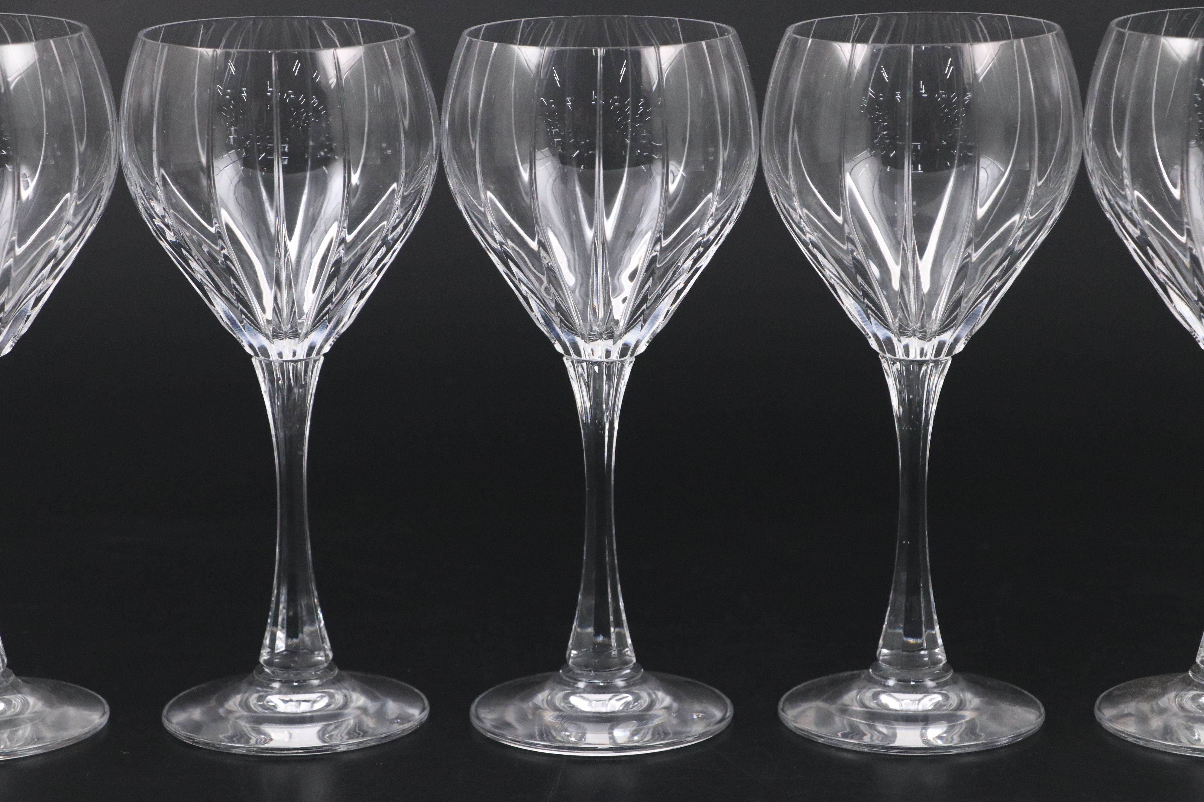 Mikasa "Infinity" Crystal Wine Glasses, 1989–1993