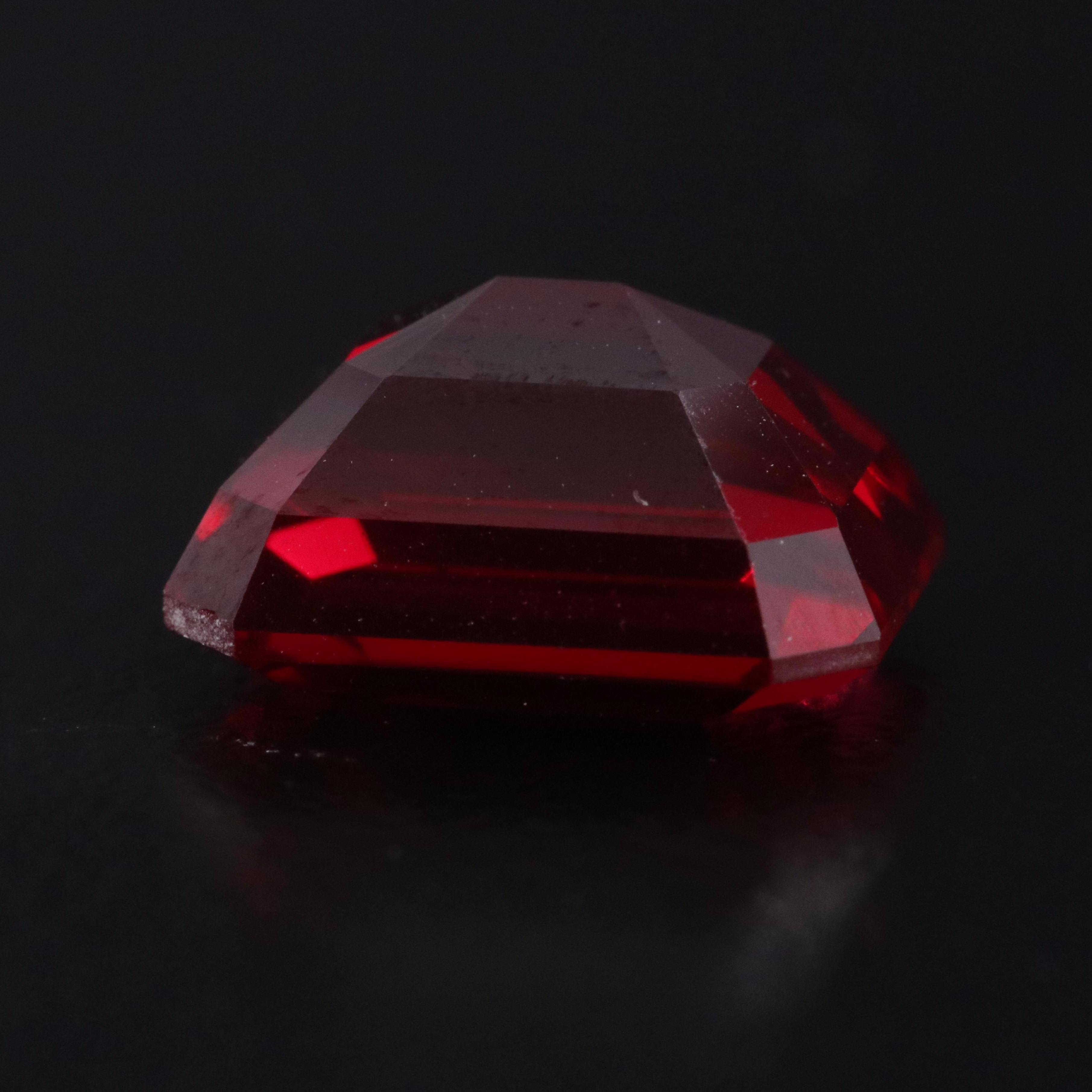 Loose 6.80 CT Lab Grown Ruby