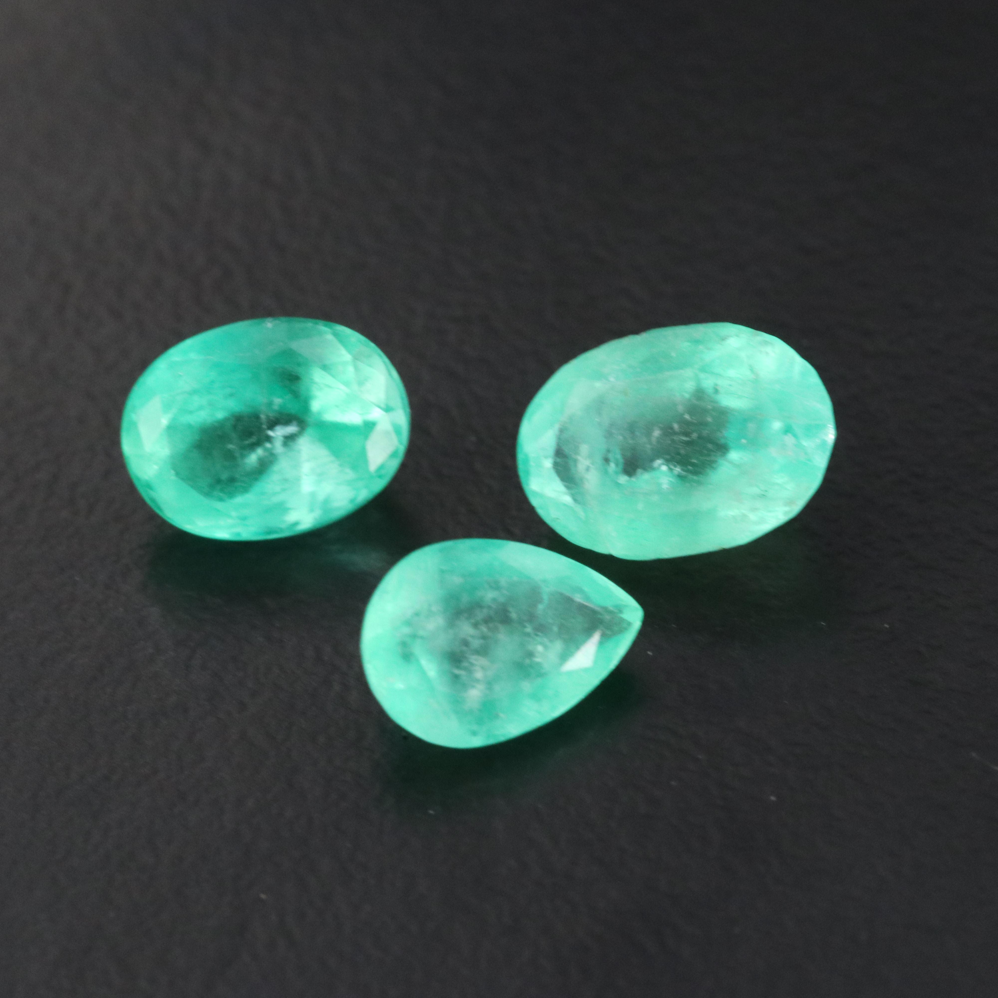 Loose 5.25 CTW Emeralds