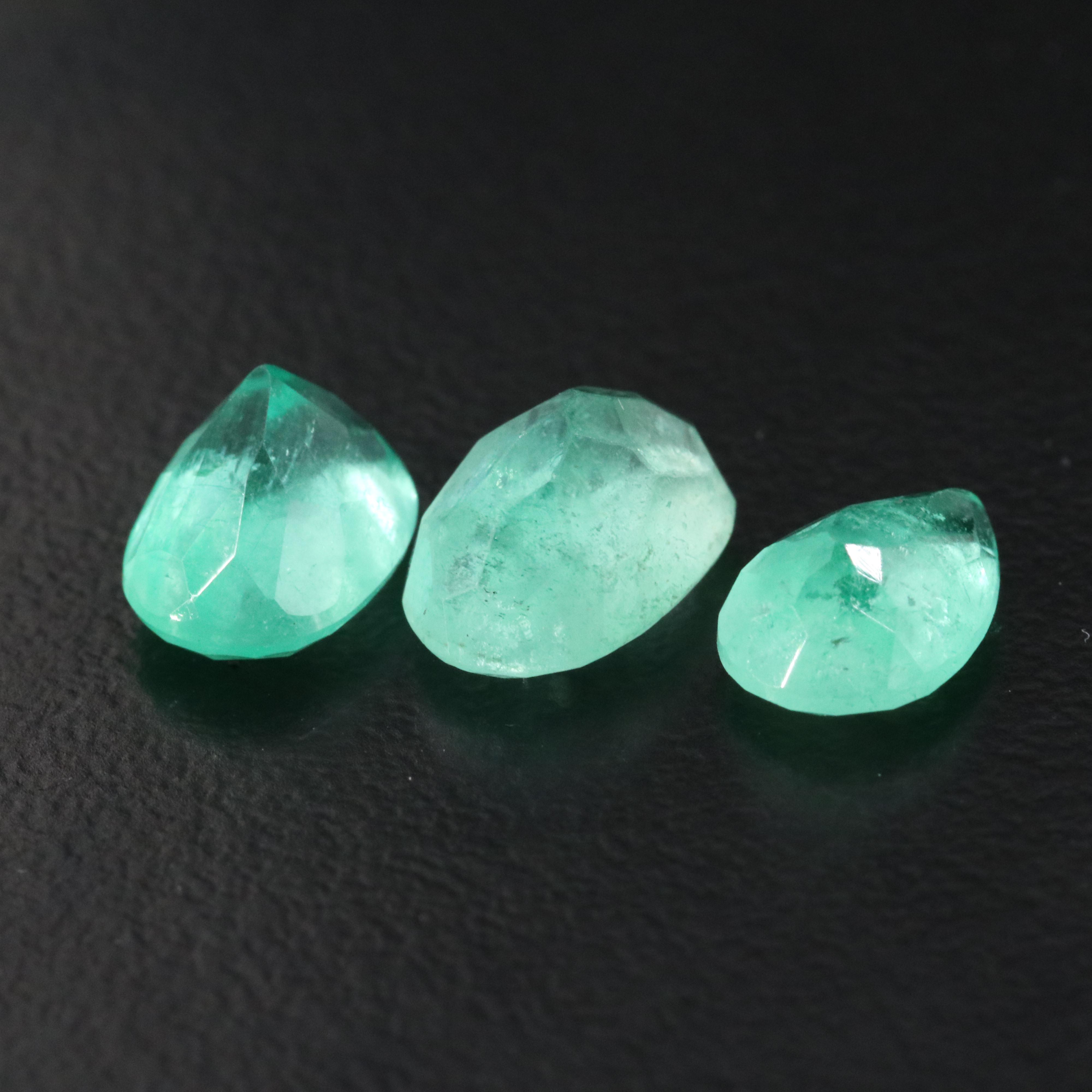 Loose 5.25 CTW Emeralds