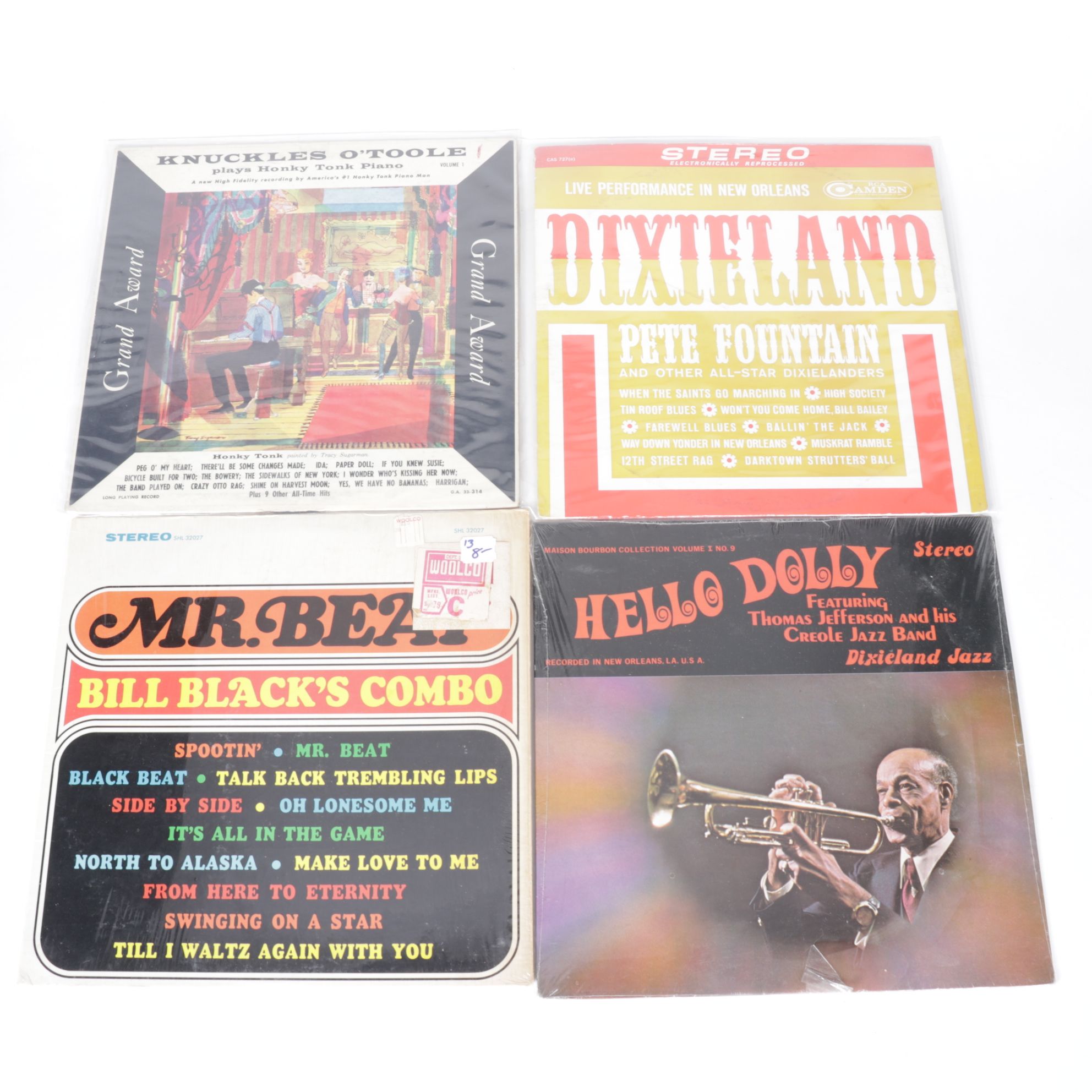 Pete Fountain, Knuckles O'Toole, Bill Black and More Vinyl Record Albums