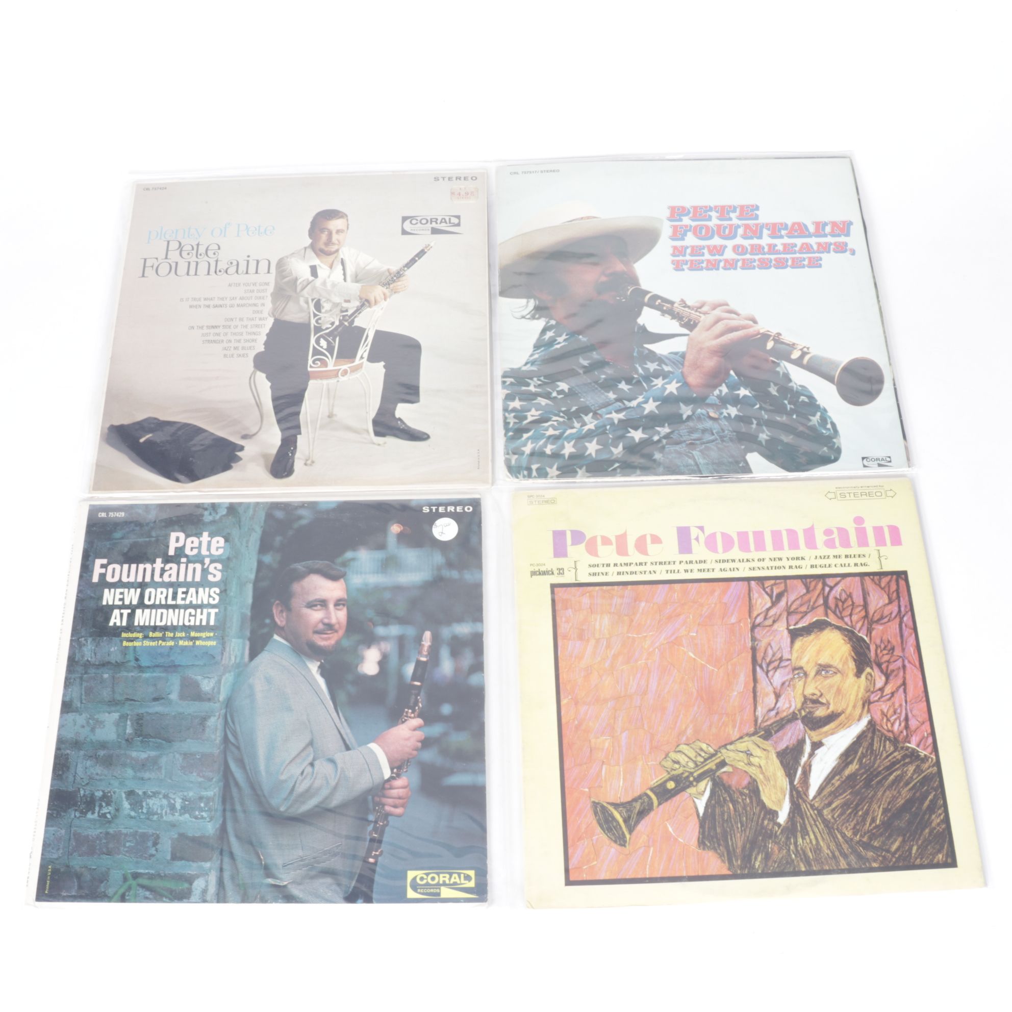 Pete Fountain, Knuckles O'Toole, Bill Black and More Vinyl Record Albums