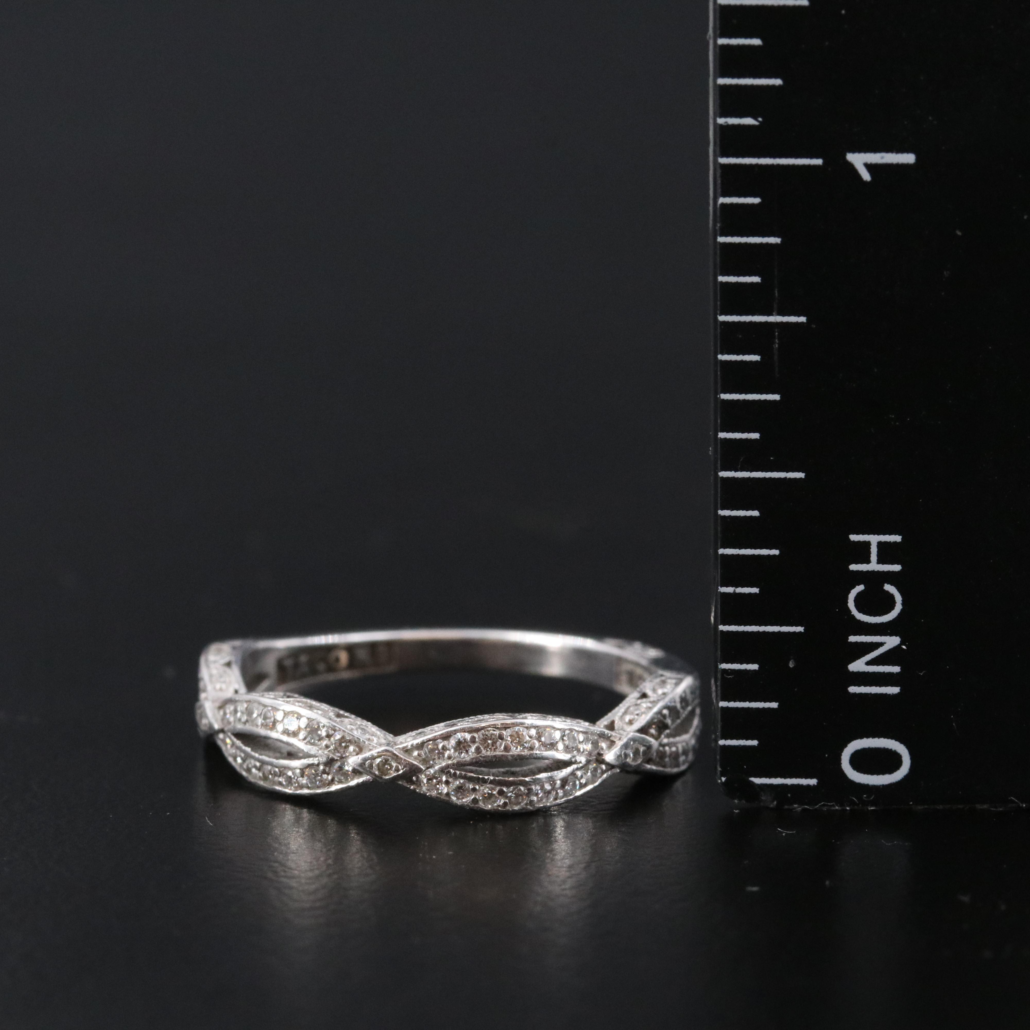 Tacori 18K 0.33 CTW Diamond Braided Ring