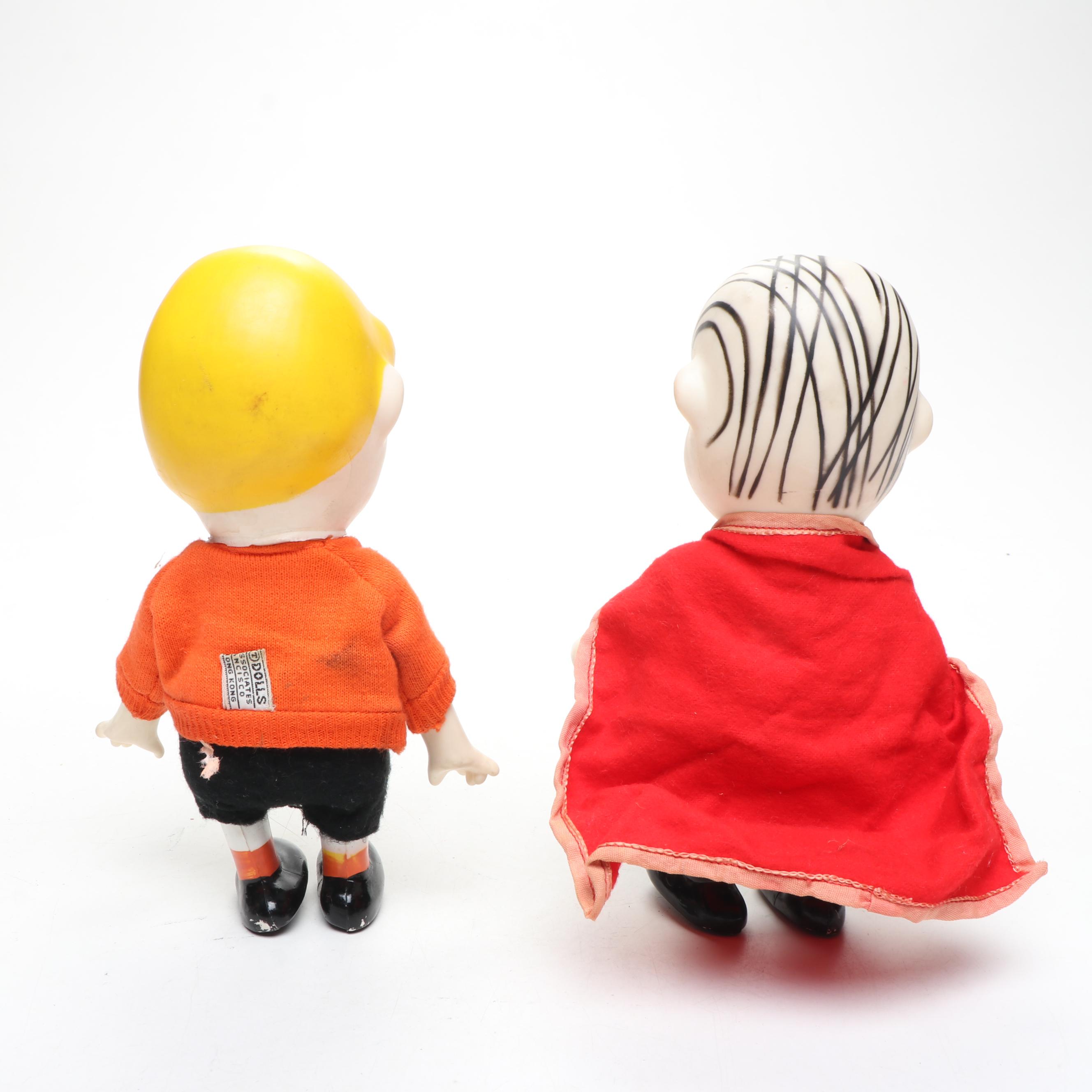 Boucher Associates Charlie Brown, Snoopy, Lucy, and Others Peanuts Pocket Dolls