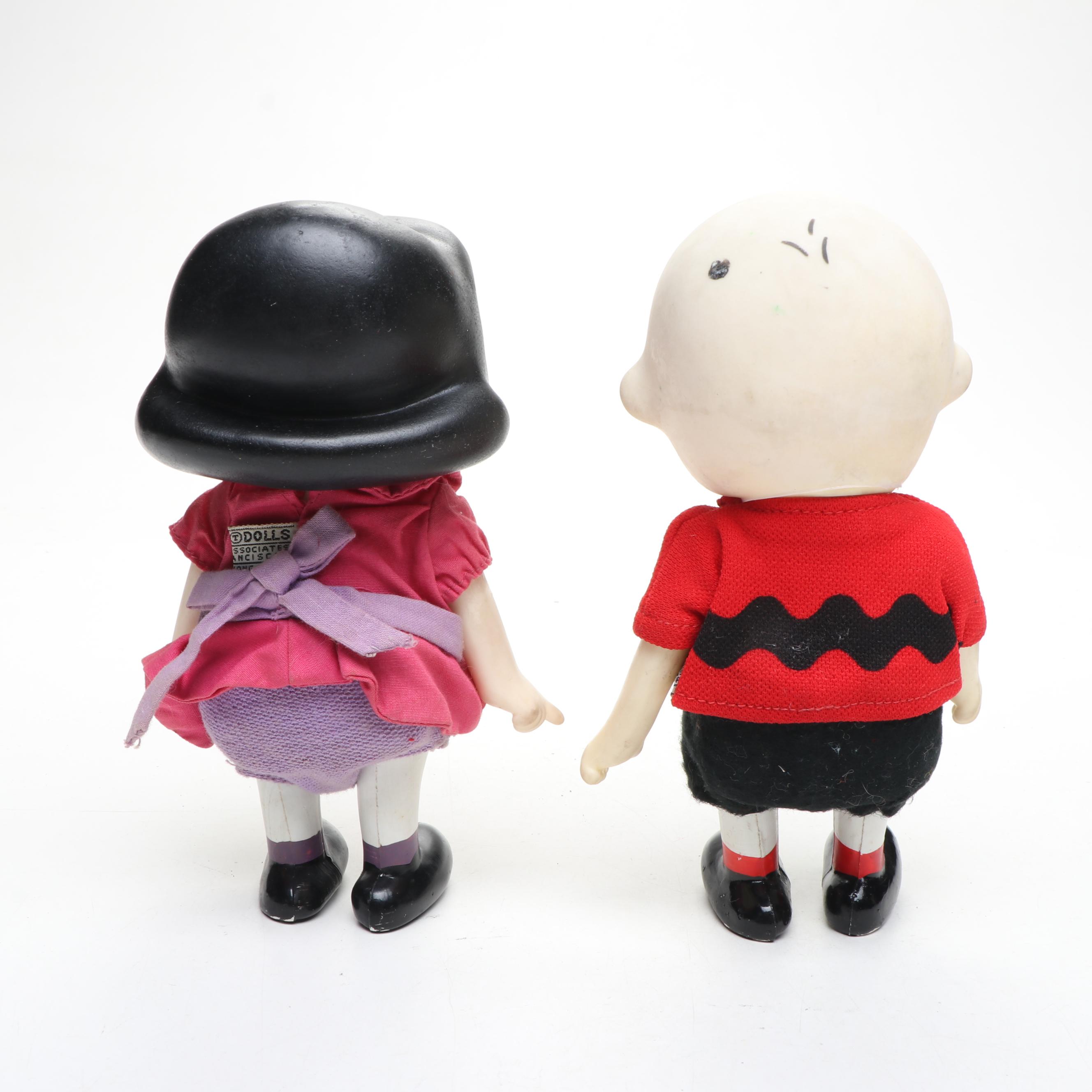 Boucher Associates Charlie Brown, Snoopy, Lucy, and Others Peanuts Pocket Dolls