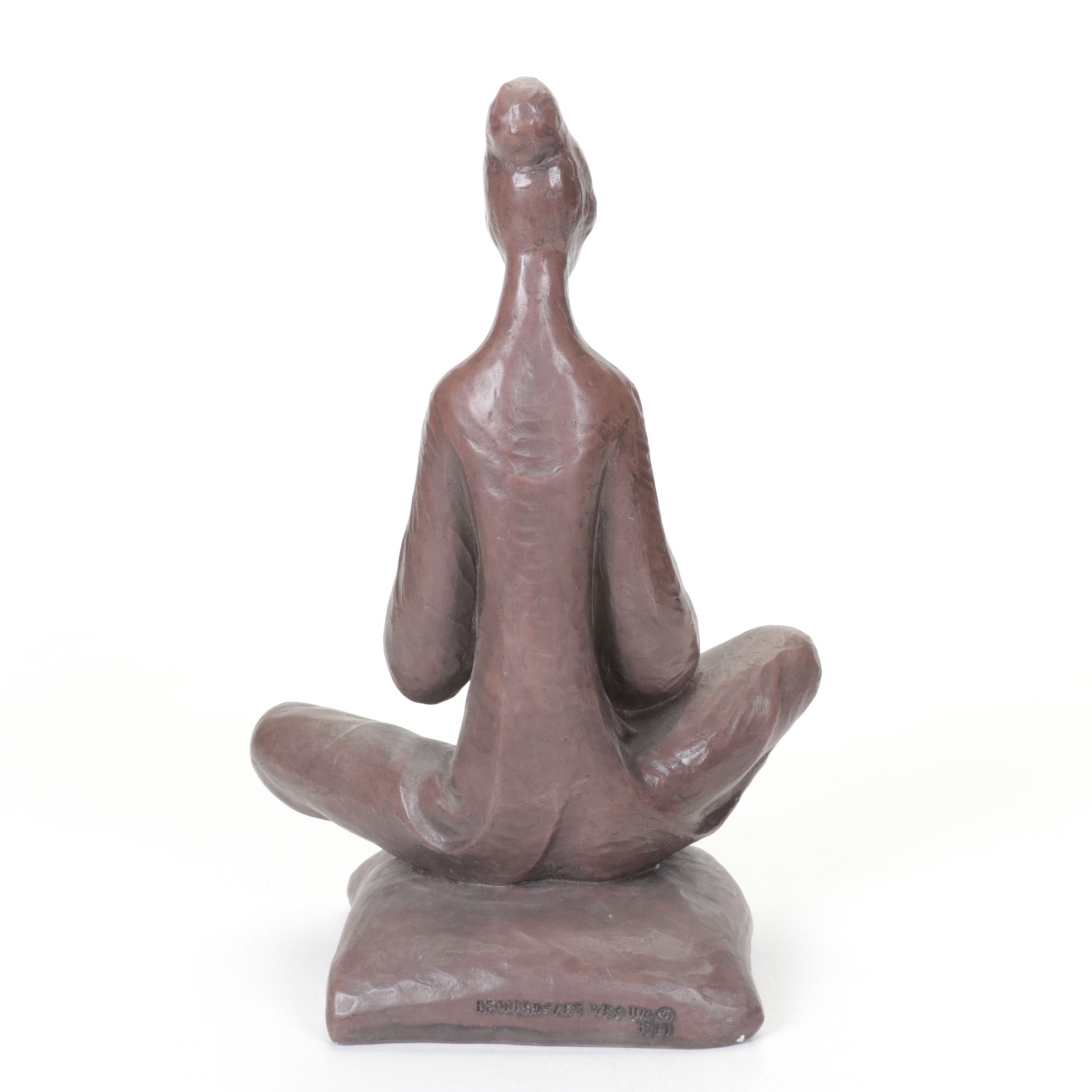 Leonardo Art Works Plaster Cast "Woman Playing Flute", 1961