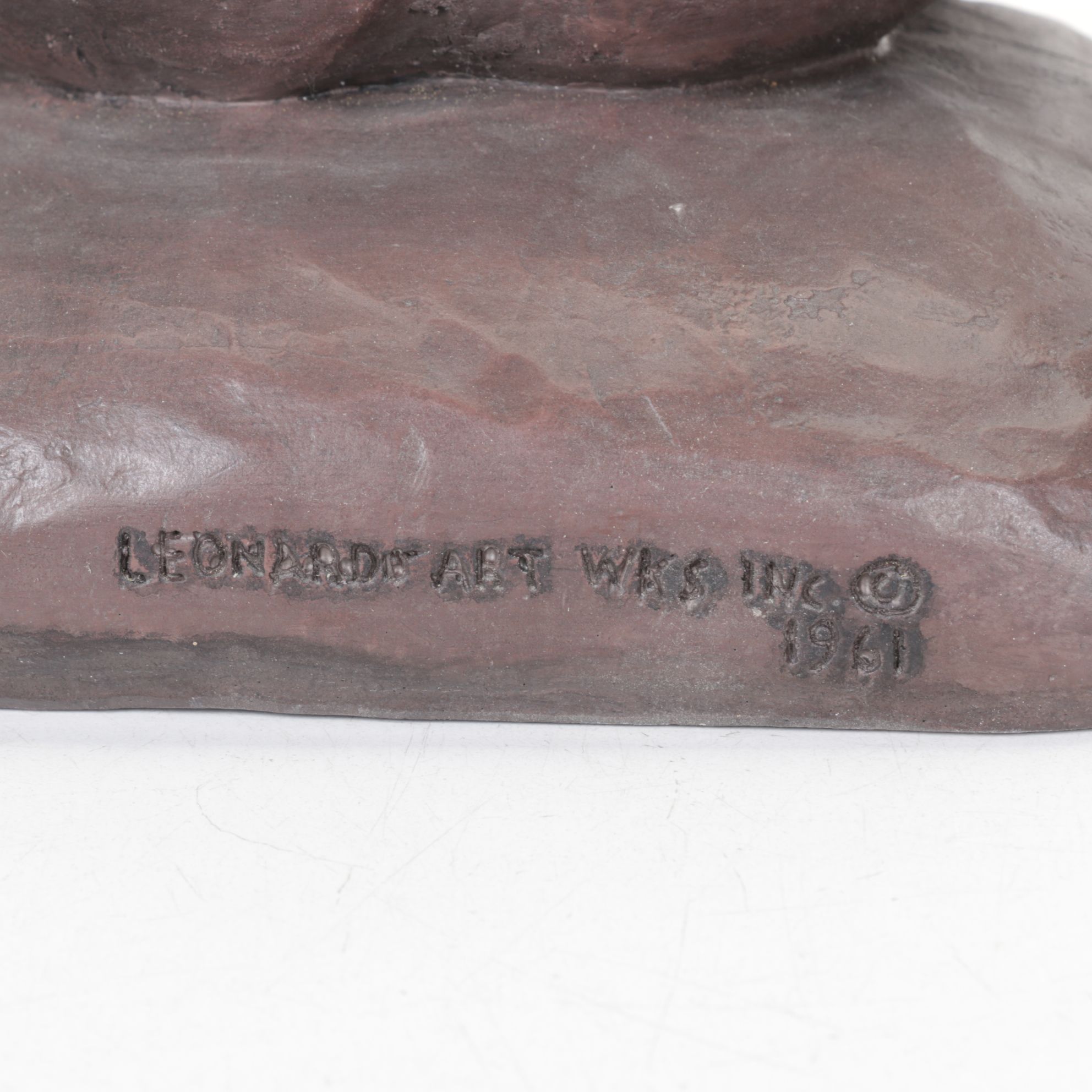 Leonardo Art Works Plaster Cast "Woman Playing Flute", 1961