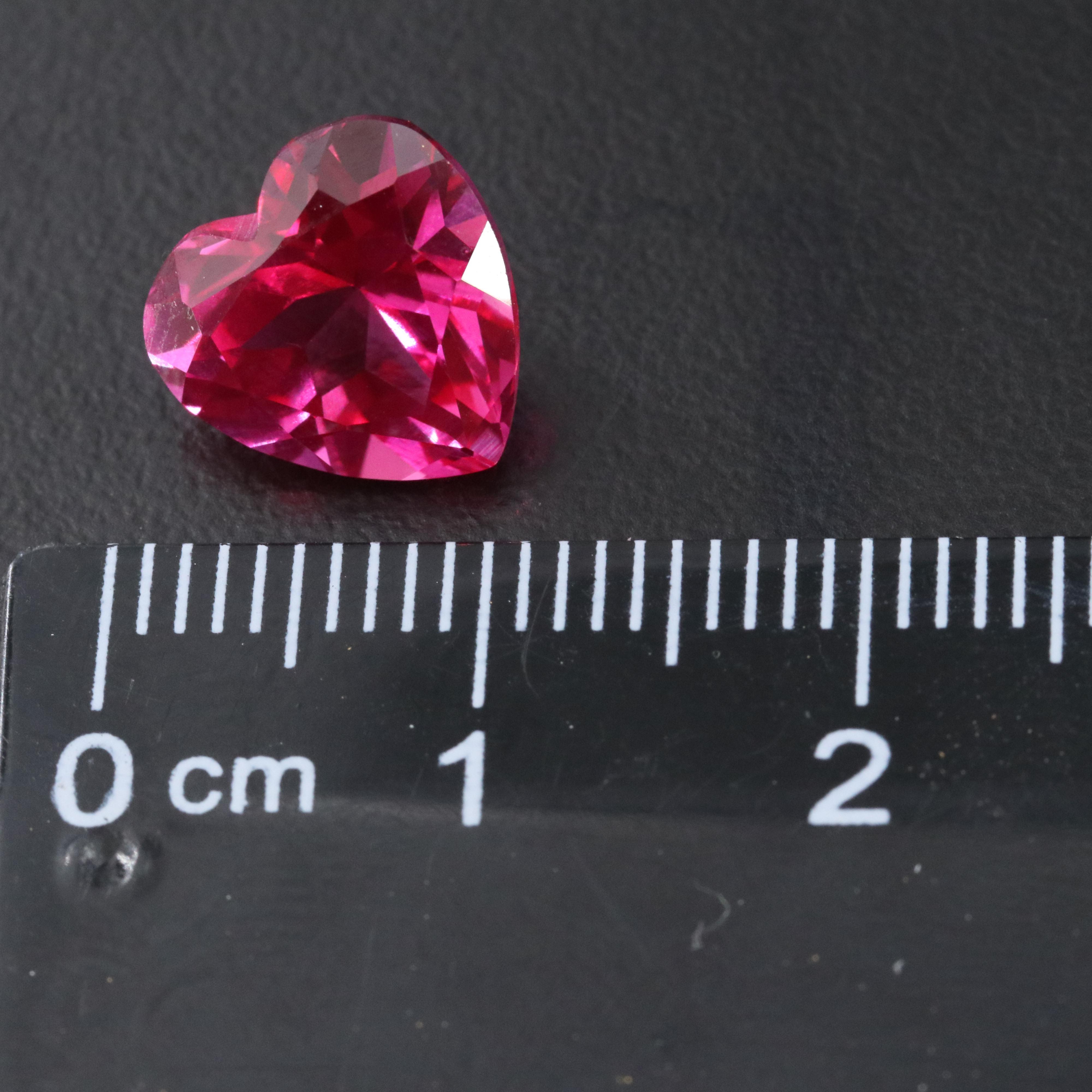 Loose 4.78 CT Lab Grown Ruby
