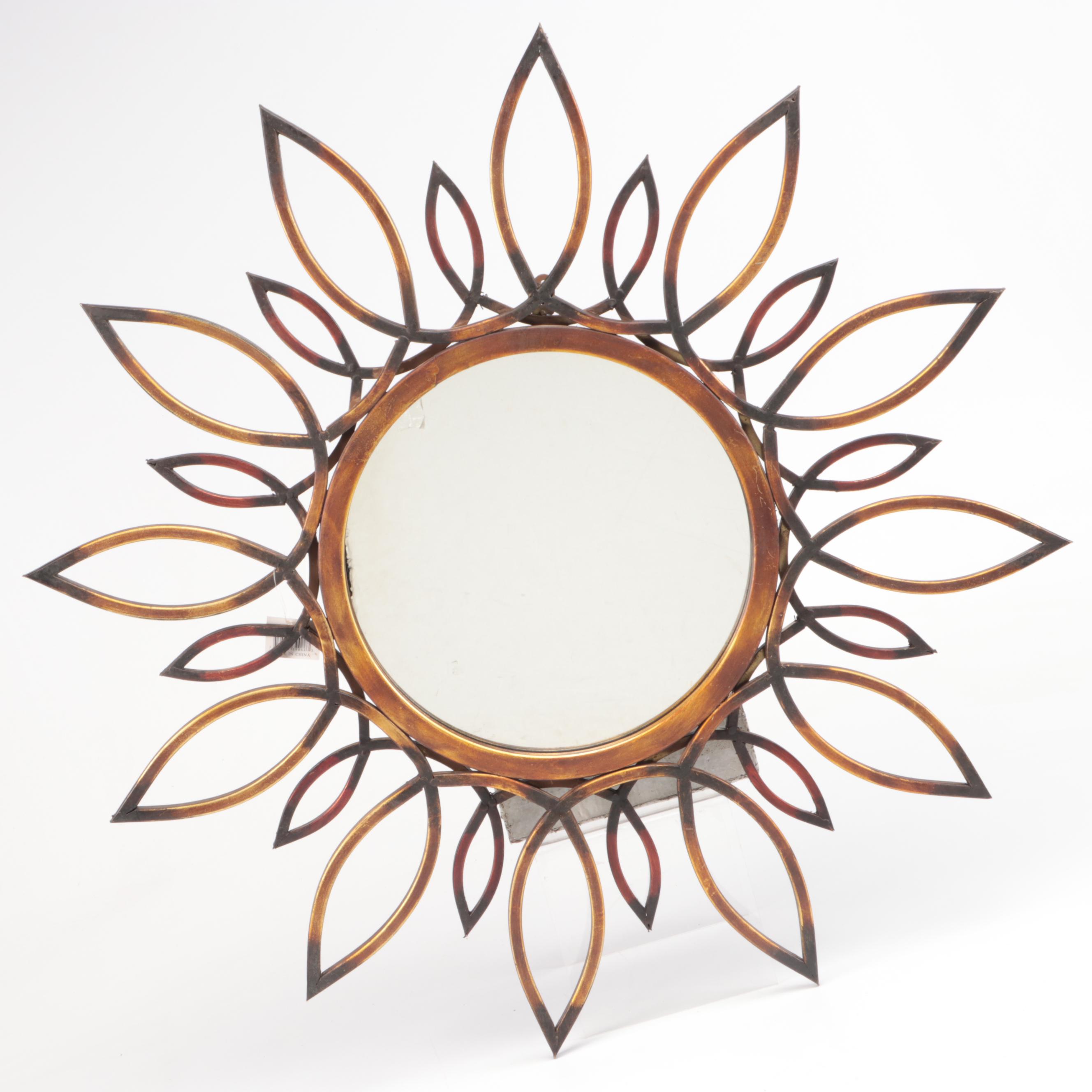 Ballard Designs Brass Finish Metal Sunburst Mirrors with Other Sunburst Mirror