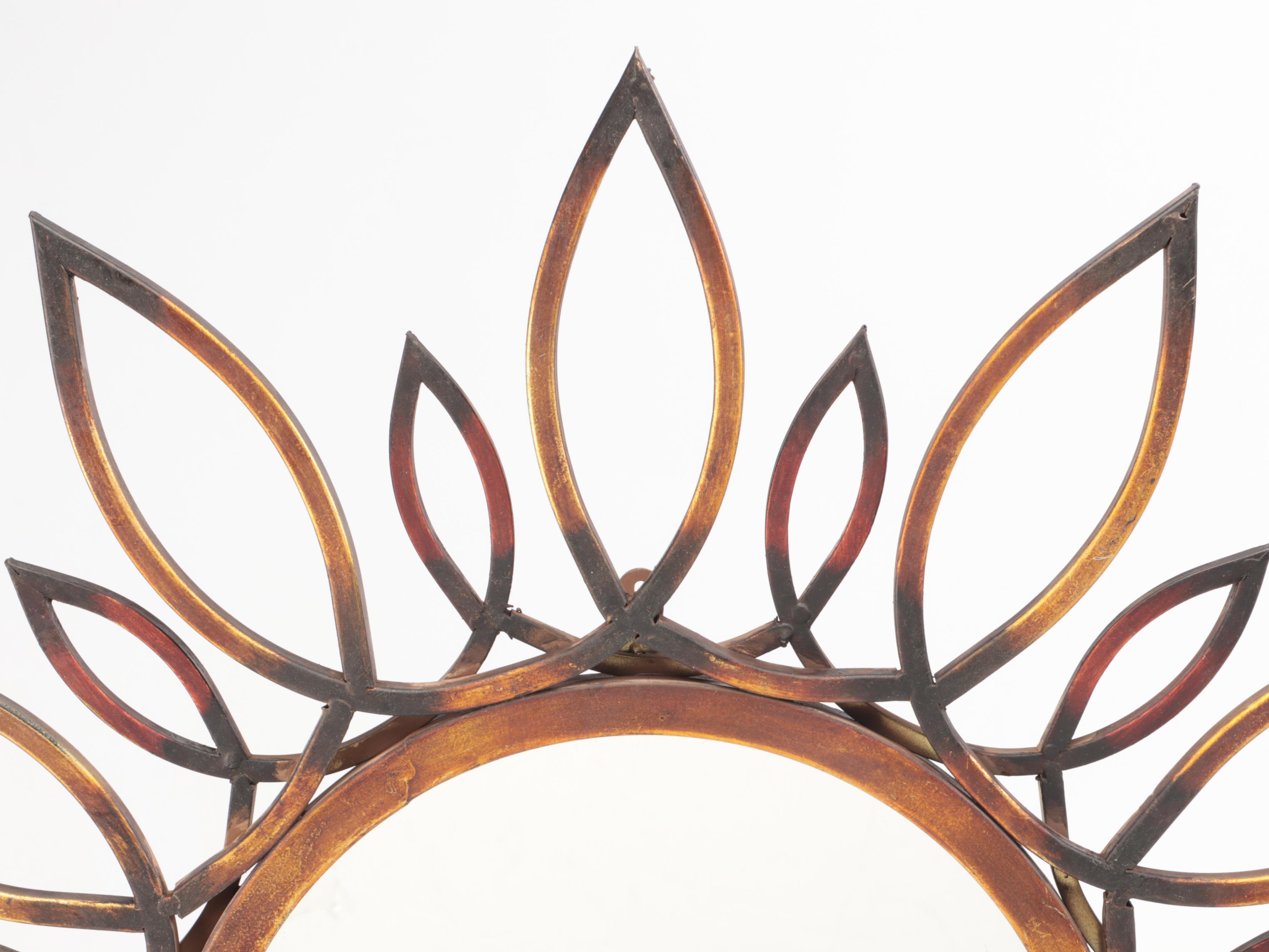 Ballard Designs Brass Finish Metal Sunburst Mirrors with Other Sunburst Mirror