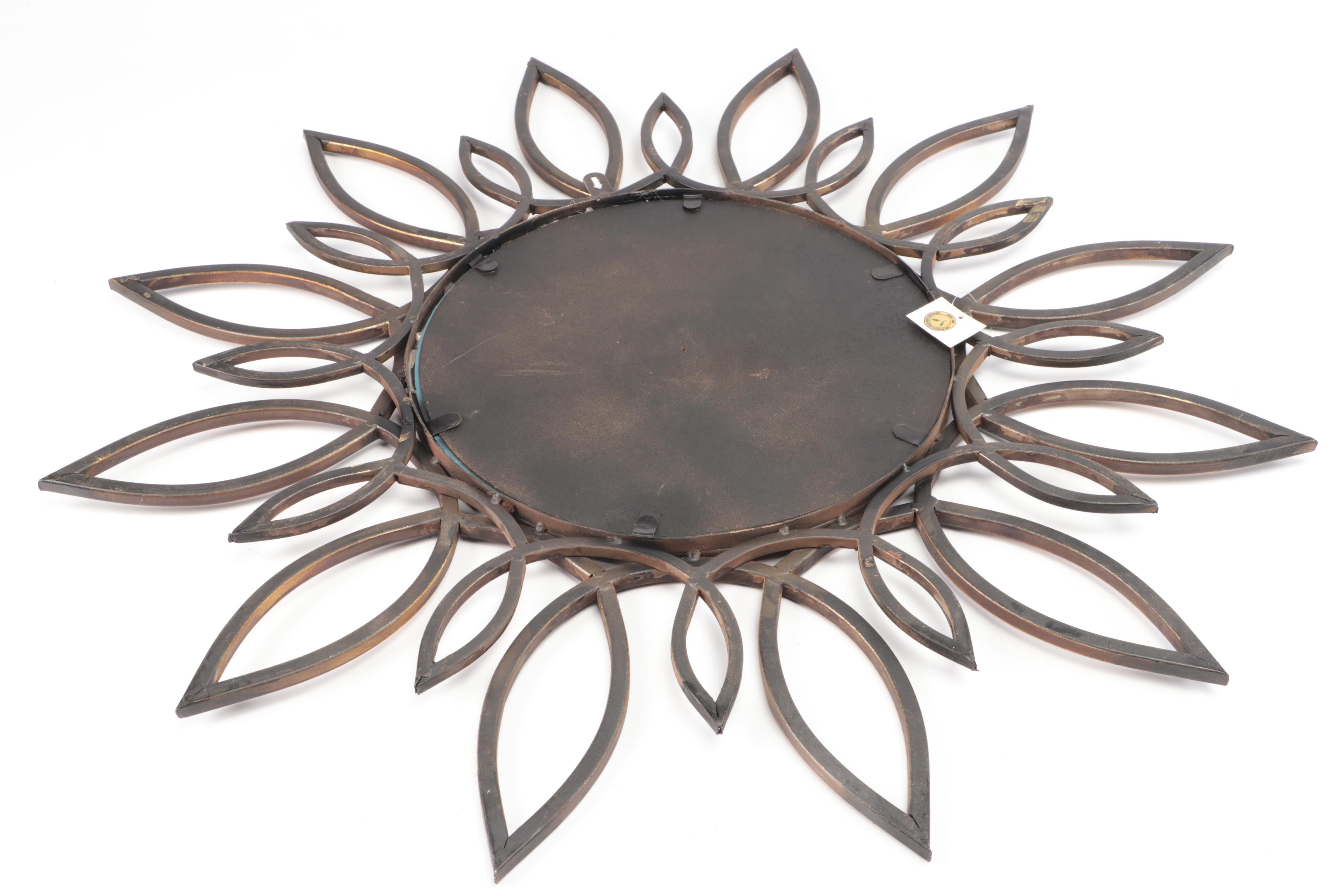 Ballard Designs Brass Finish Metal Sunburst Mirrors with Other Sunburst Mirror
