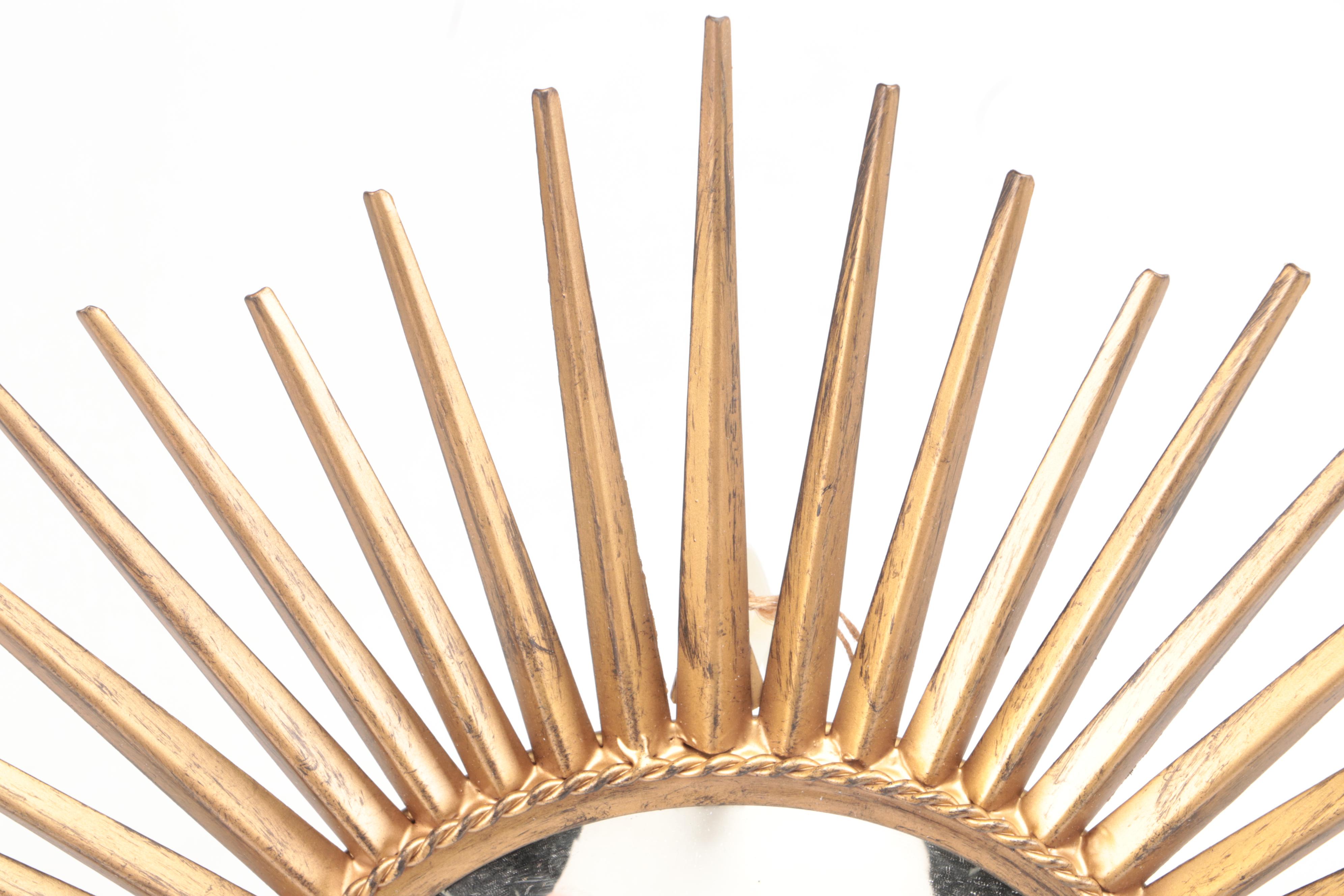 Ballard Designs Brass Finish Metal Sunburst Mirrors with Other Sunburst Mirror