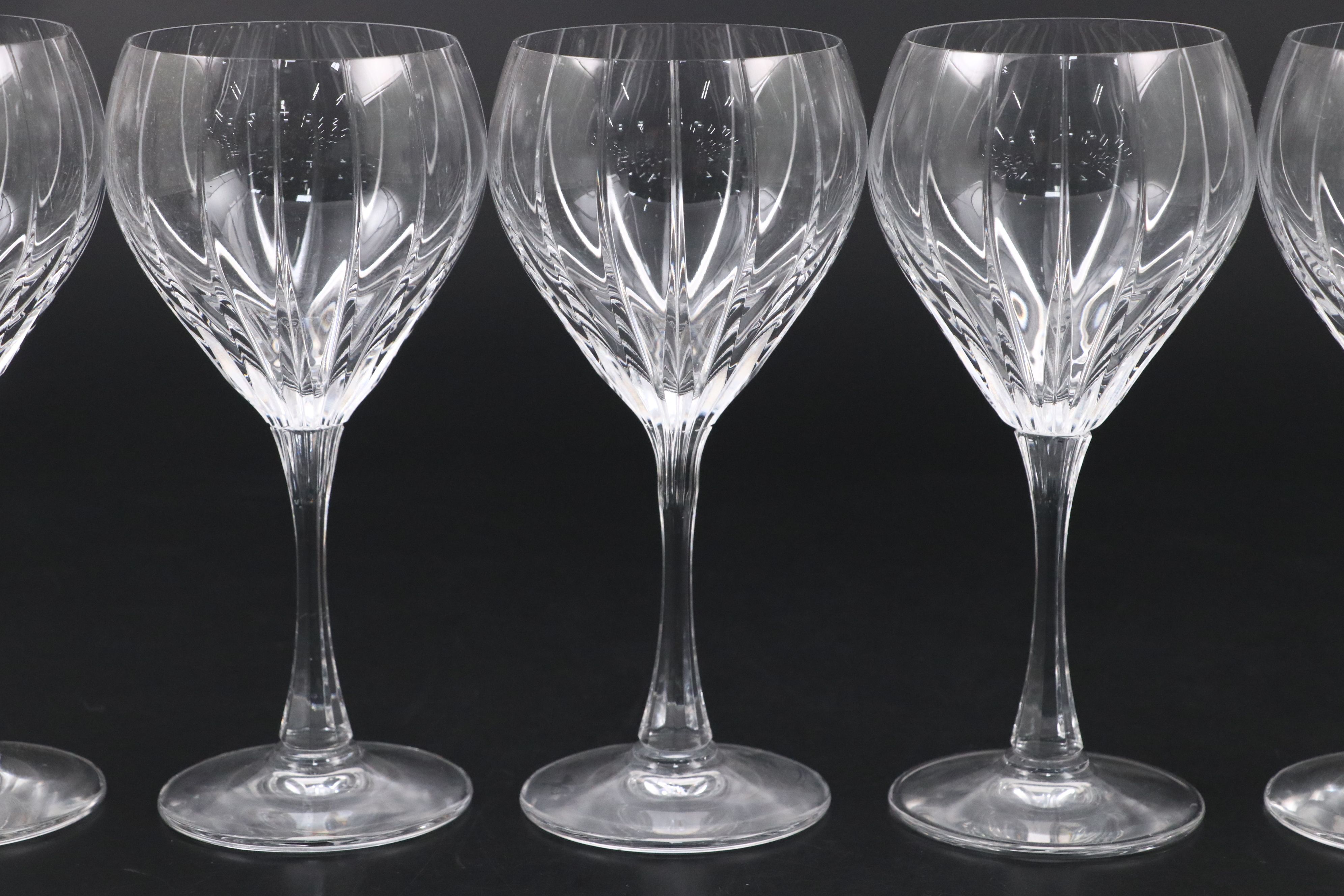 Mikasa "Infinity" Crystal Water Goblets, 1989–1993
