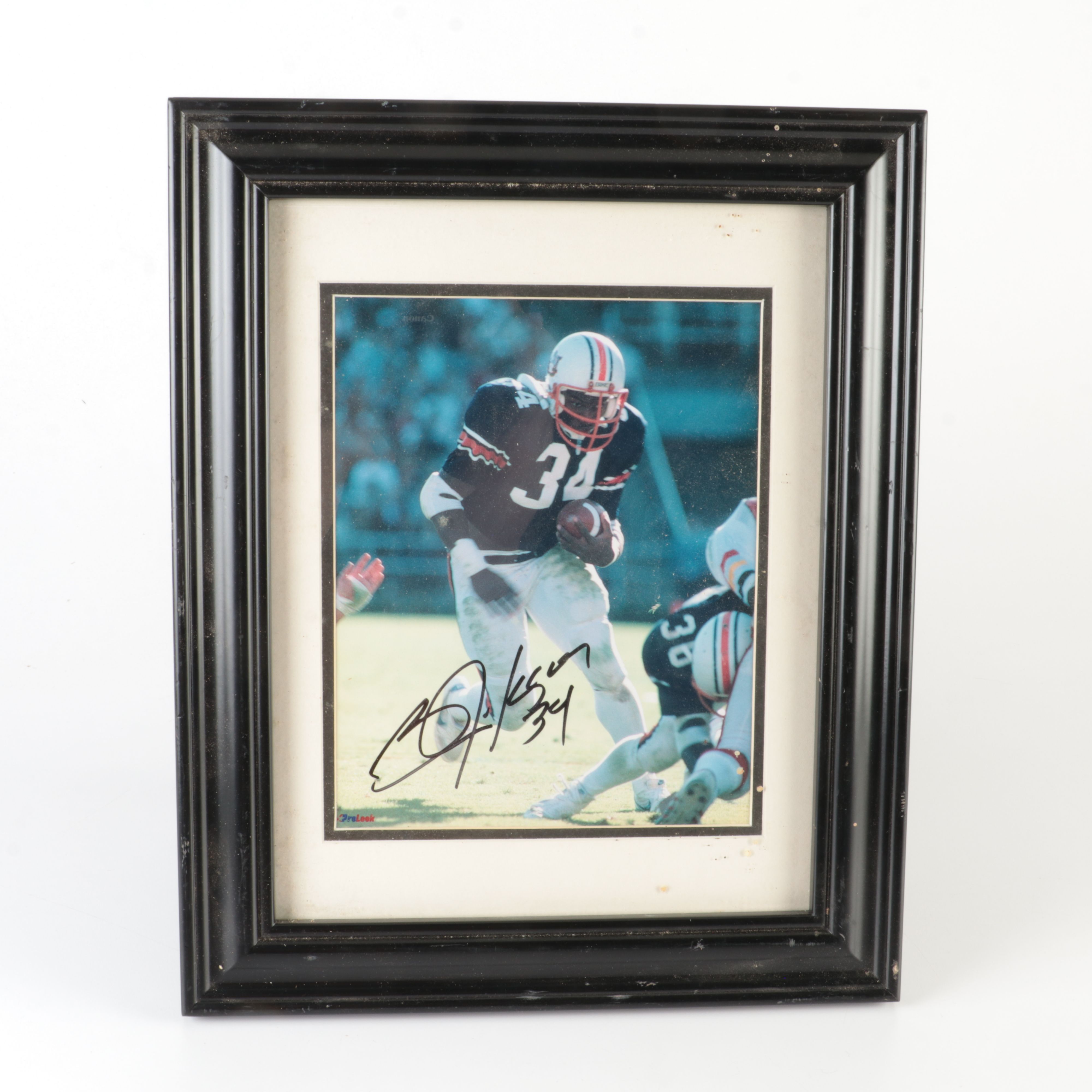 Bo Jackson Signed Framed Print, Byron Nelson Signed Framed Print