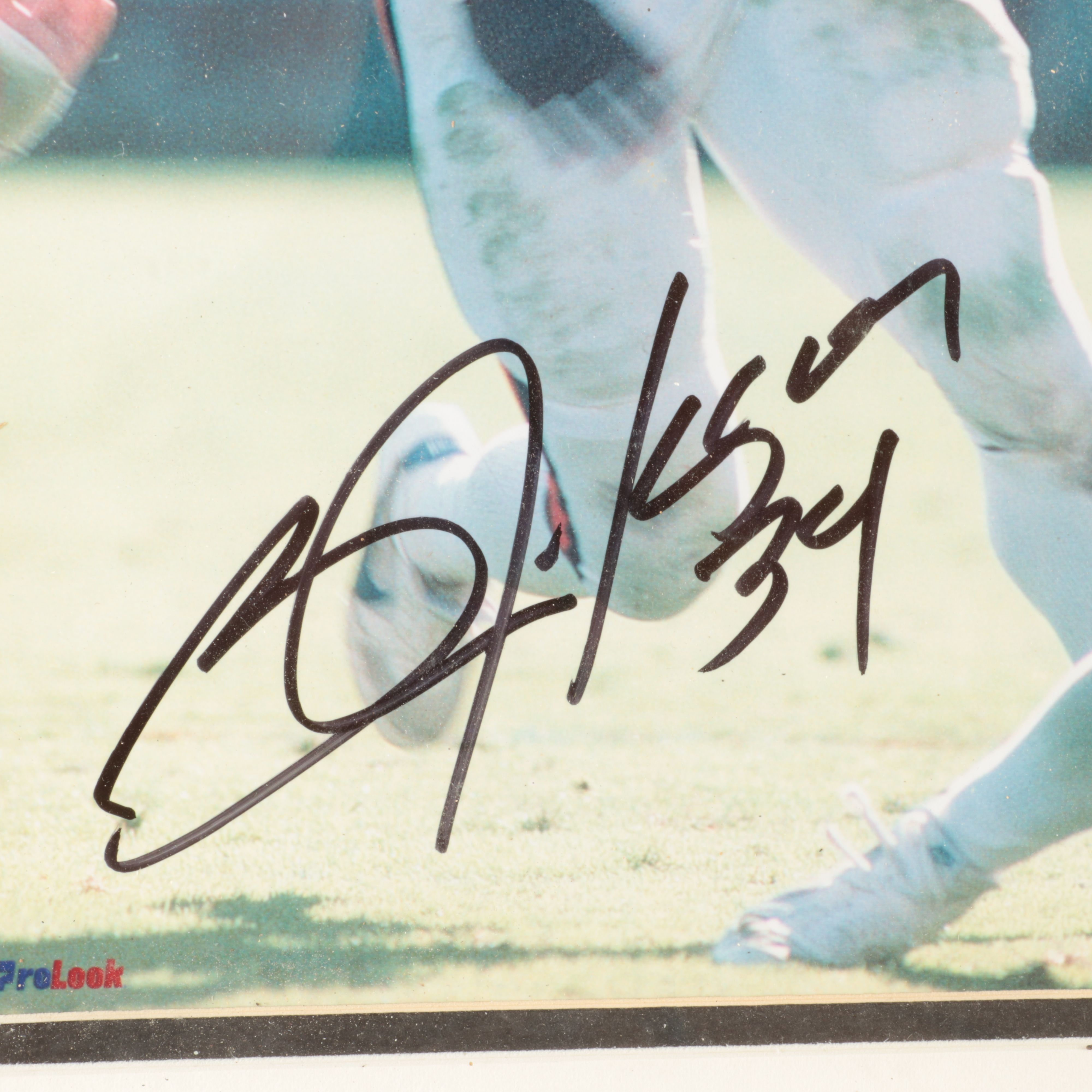 Bo Jackson Signed Framed Print, Byron Nelson Signed Framed Print