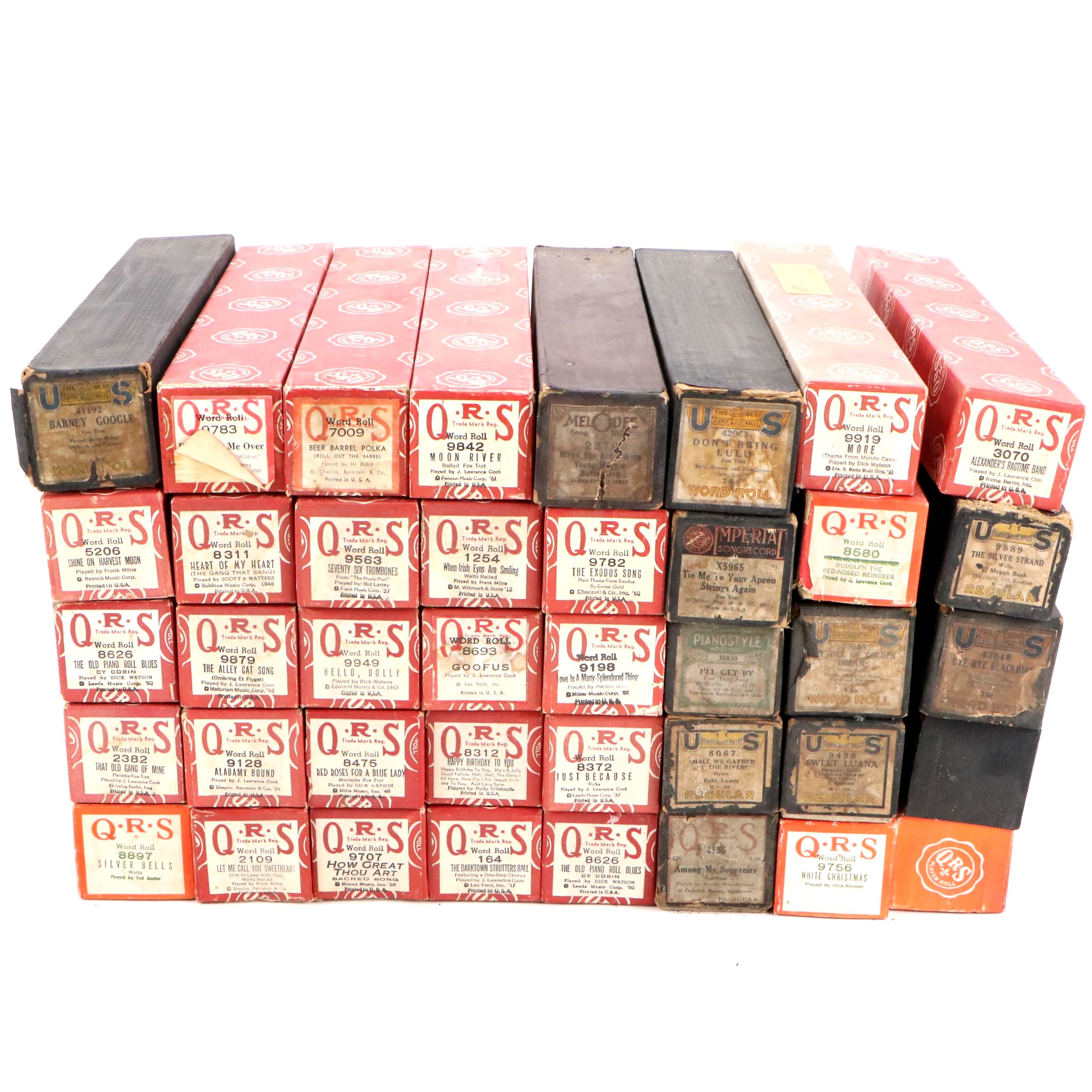 QRS, Melodee, and US Player Music Piano Rolls