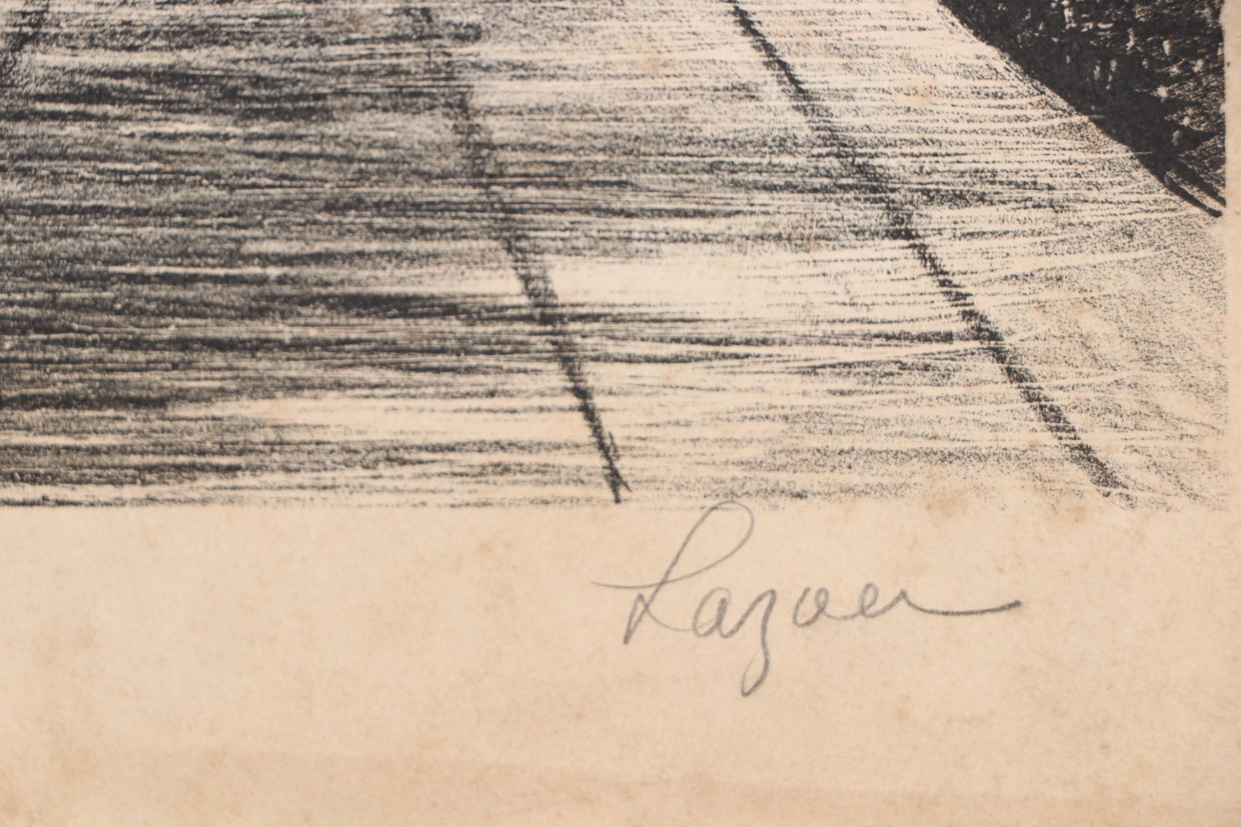 Herbert Sanborn Lithograph "Alacazar Segovia" and Other Lithograph, 20th Century