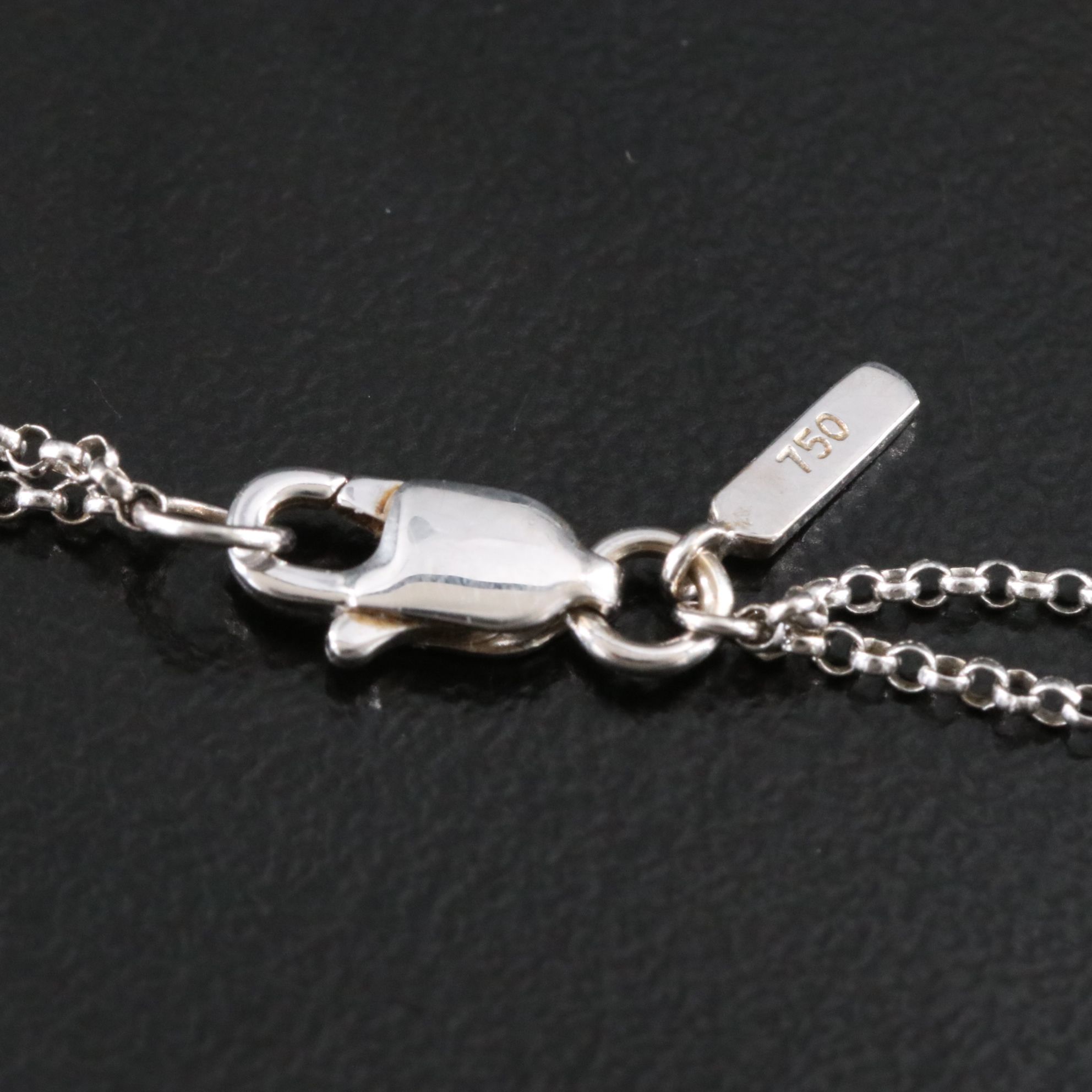 18K 0.44 CTW Diamond Station Necklace