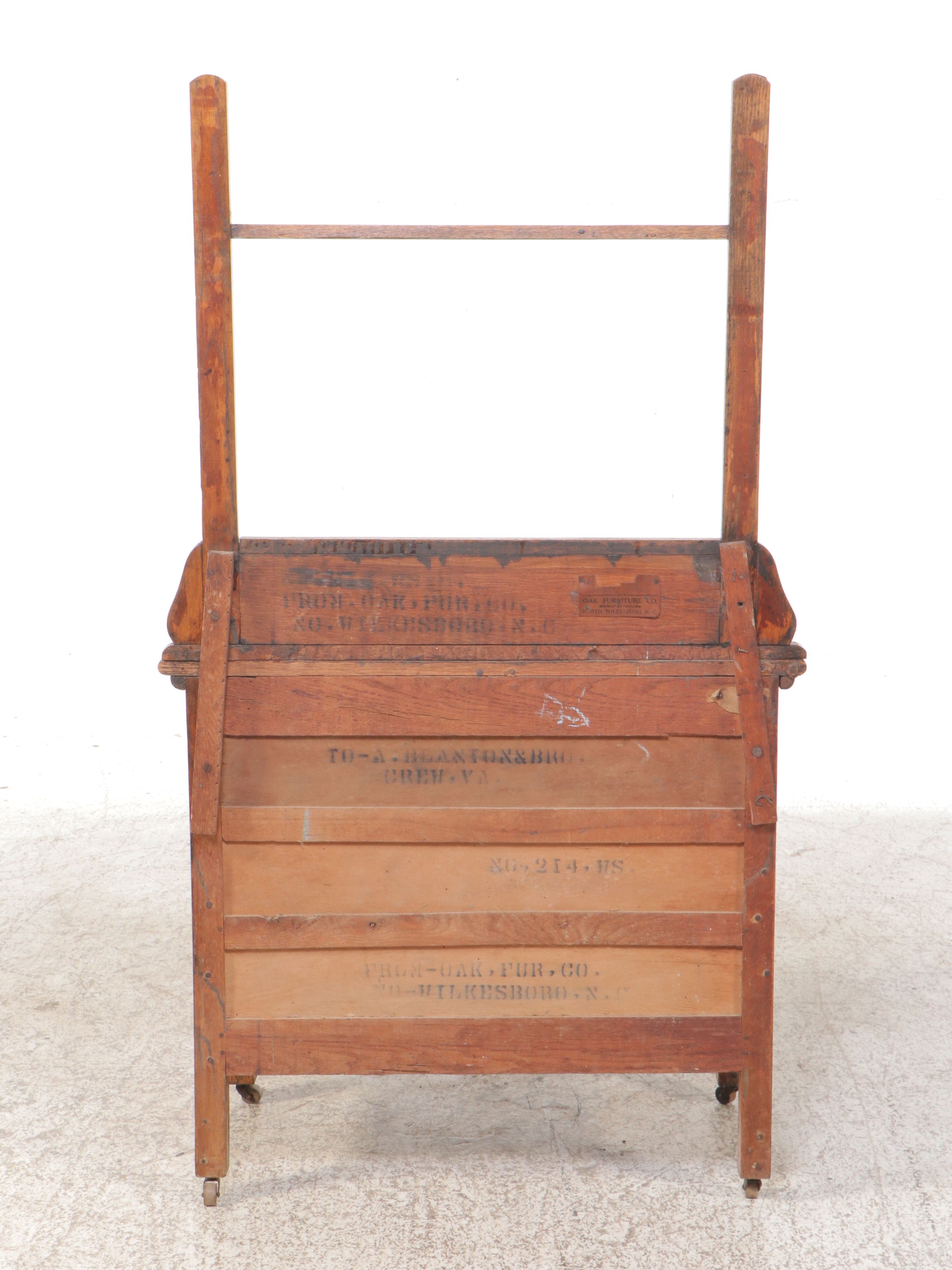 Blanton & Bro. Victorian Oak Washstand
