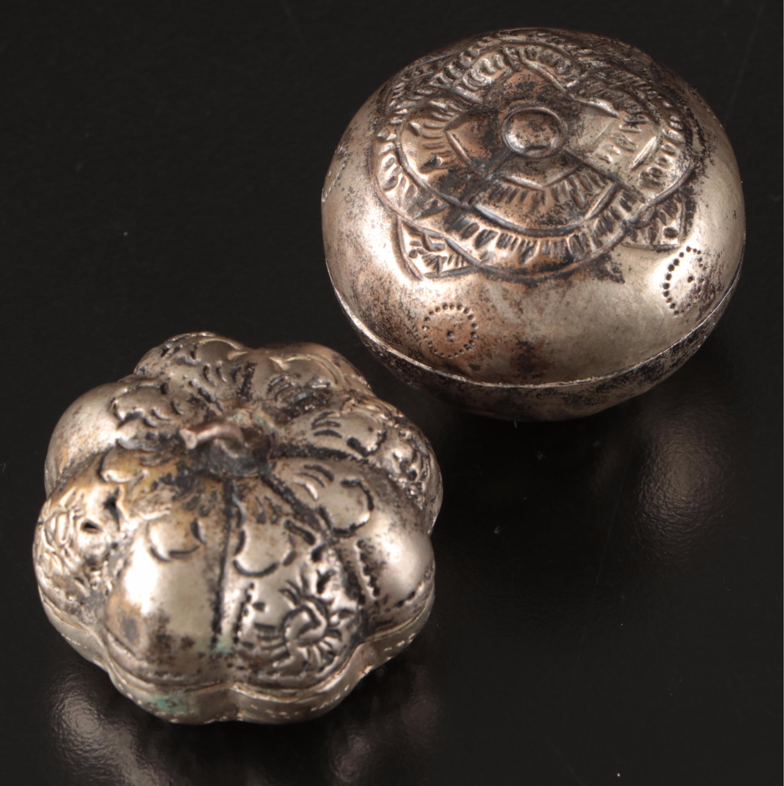 Regent Square Floral Motif Silver Plate Decorative Box and More