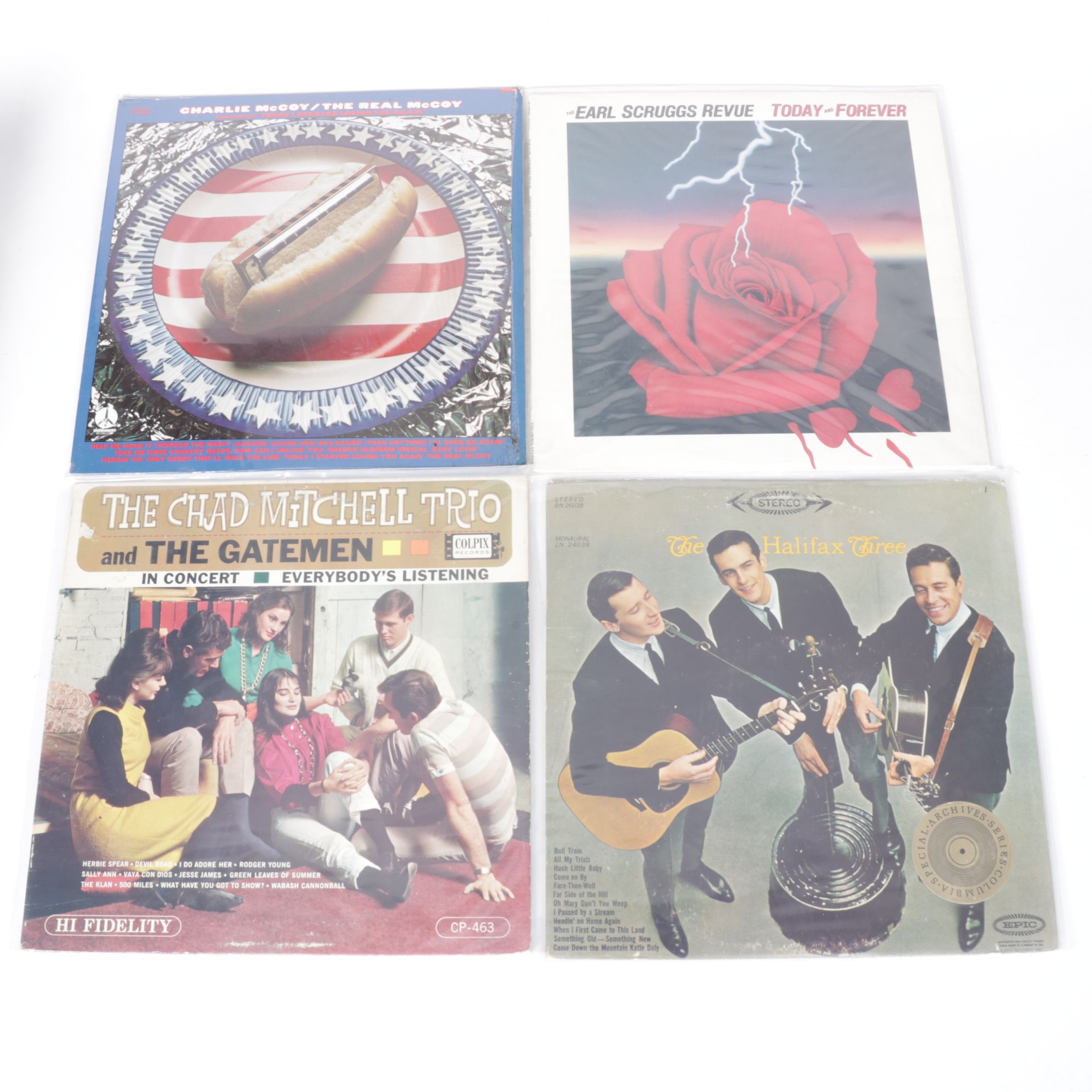 Earl Scruggs, Vernon McIntyre, Charlie McCoy and More Vinyl Record Albums