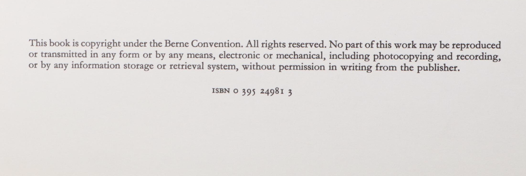 First Edition "The Father Christmas Letters" by J. R. R. Tolkien, 1976