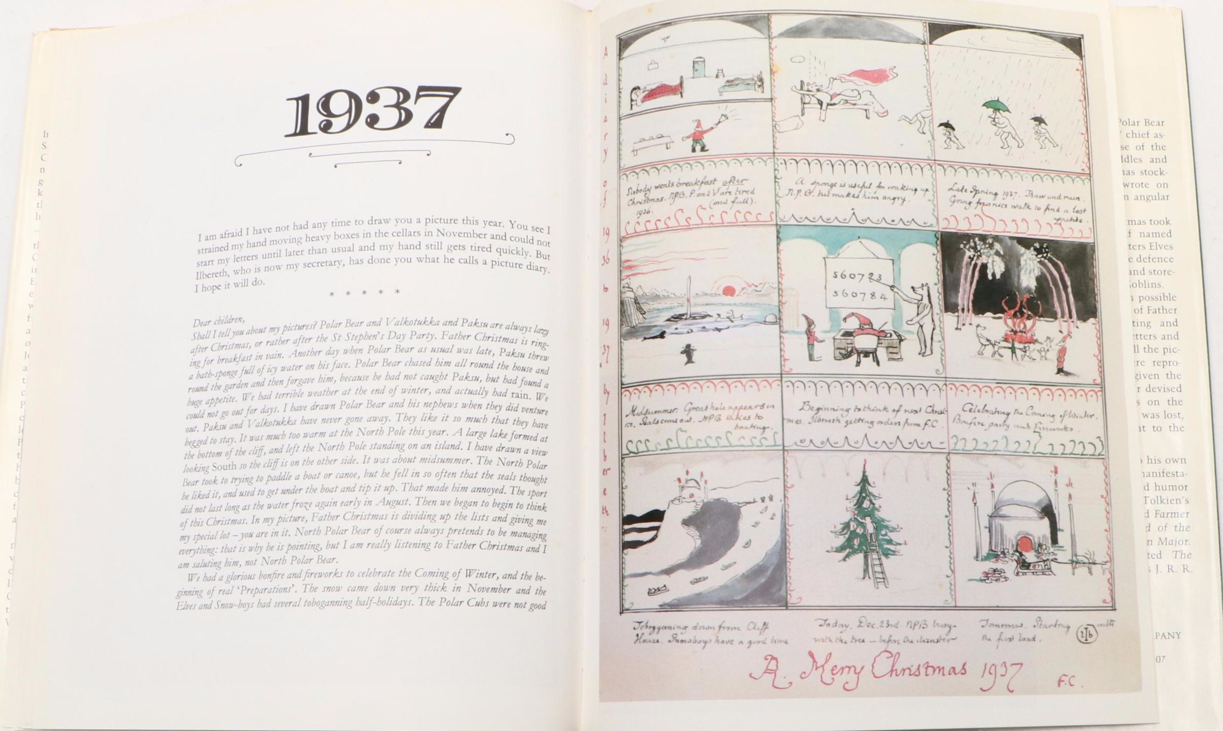 First Edition "The Father Christmas Letters" by J. R. R. Tolkien, 1976