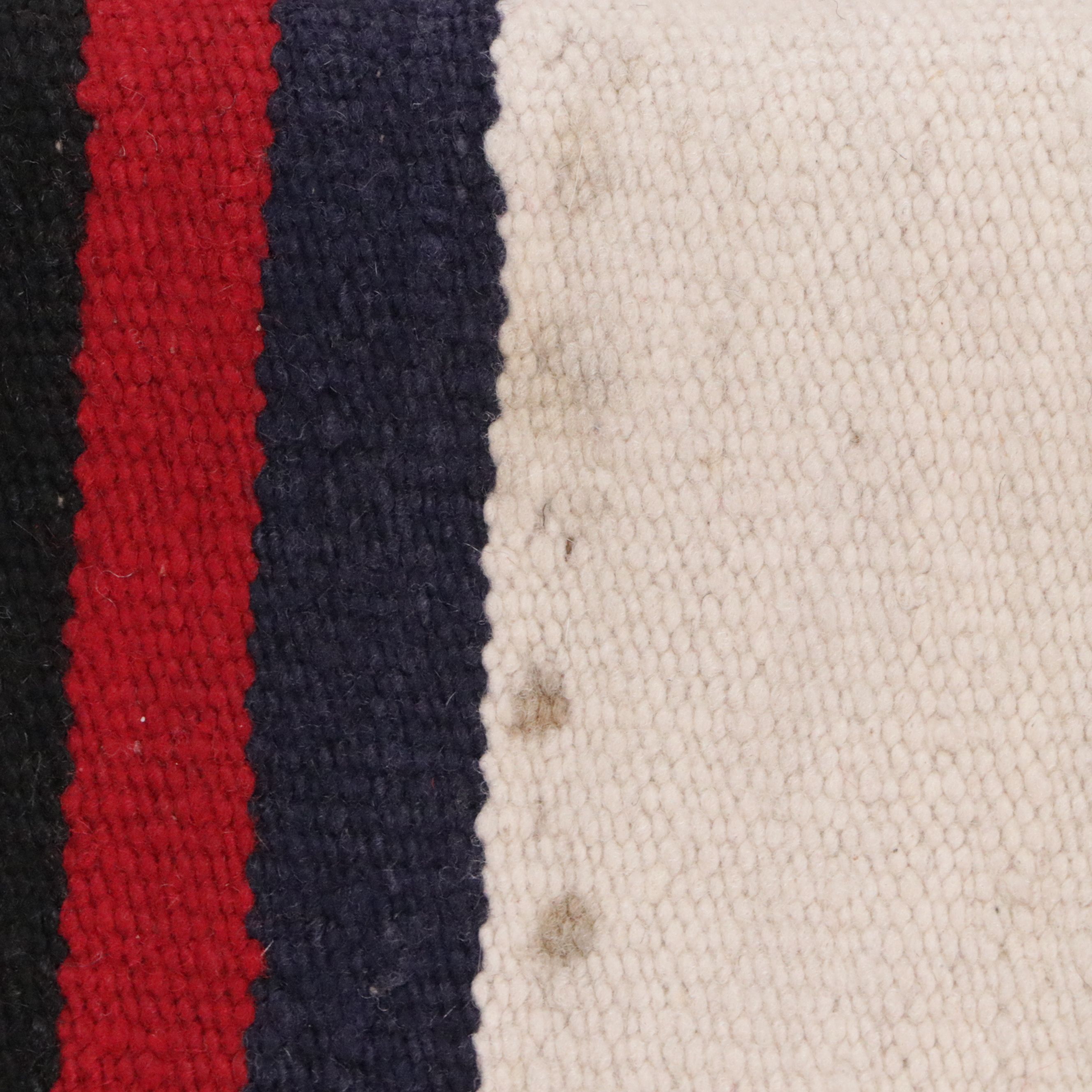 4'5 x 6'6 Handwoven Navajo Third Phase Chief's Blanket Style Area Rug