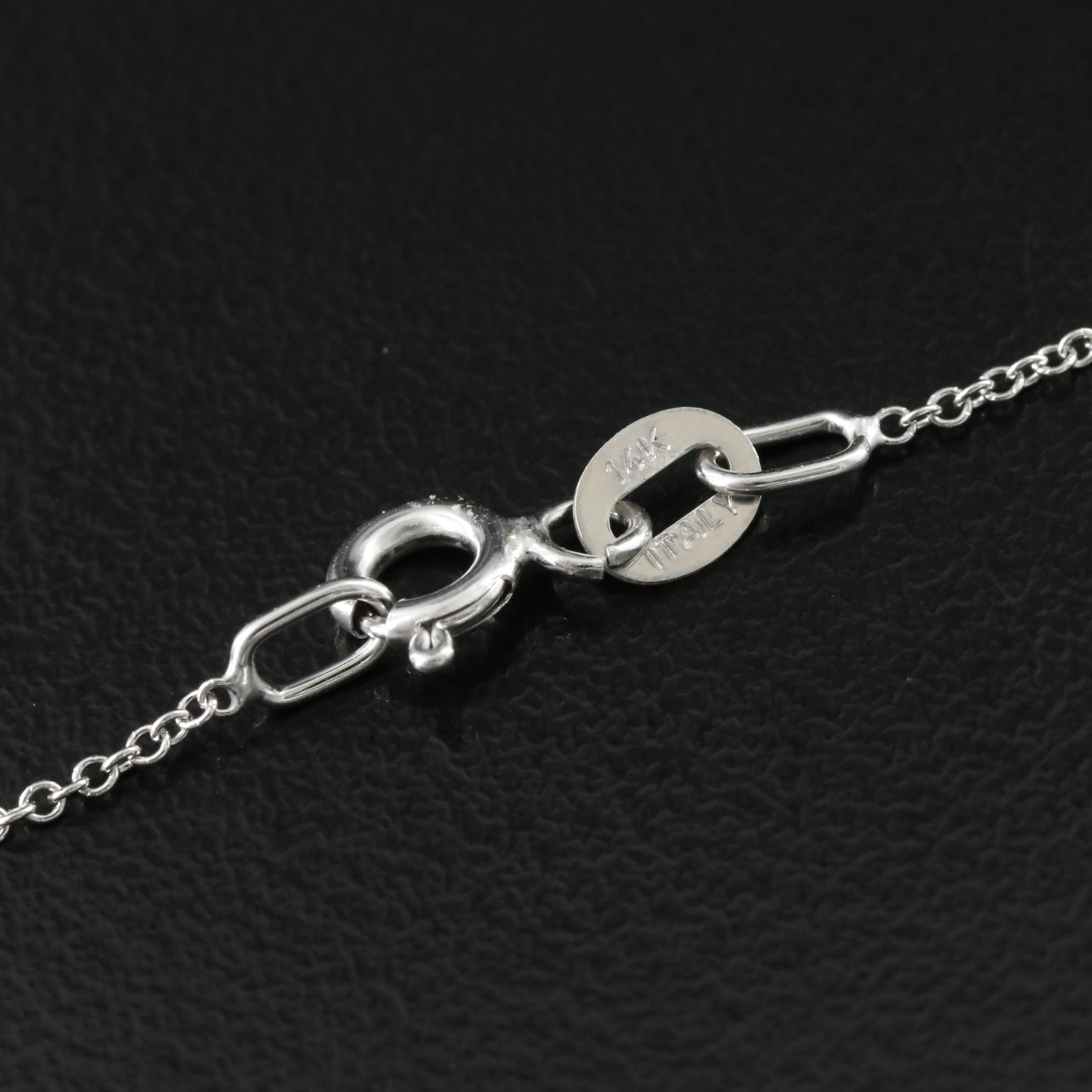 14K 4.01 CT Lab Grown Diamond Necklace with IGI Report