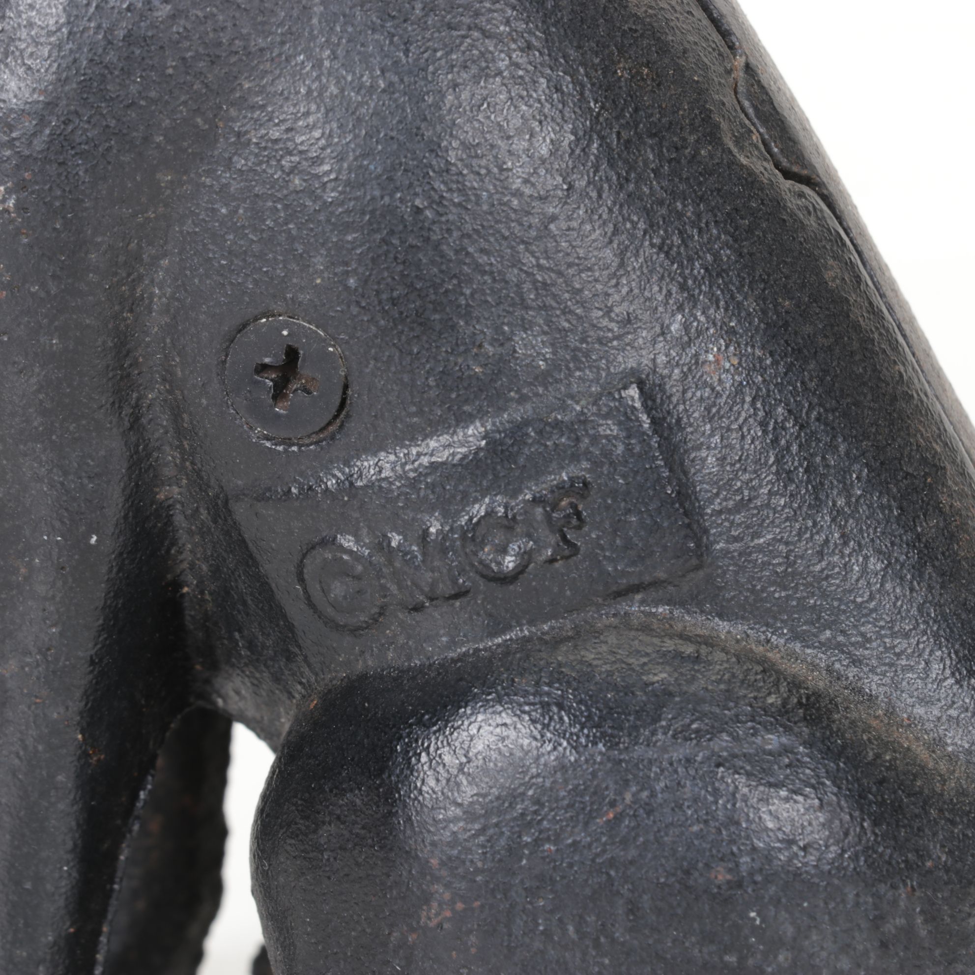 MCF Cast Iron Dog with Painted Cast Iron House Doorstops