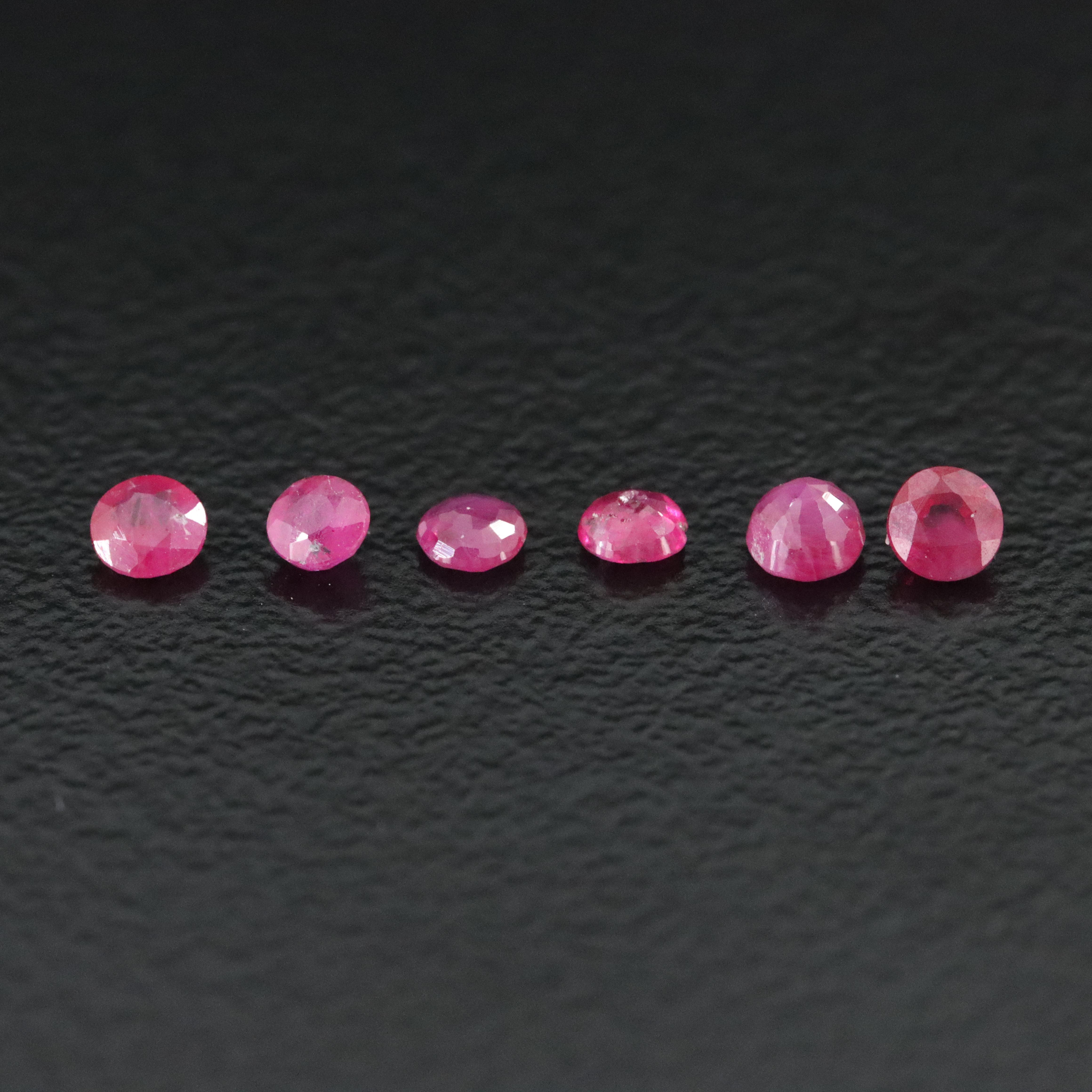 Loose 0.54 CTW Rubies