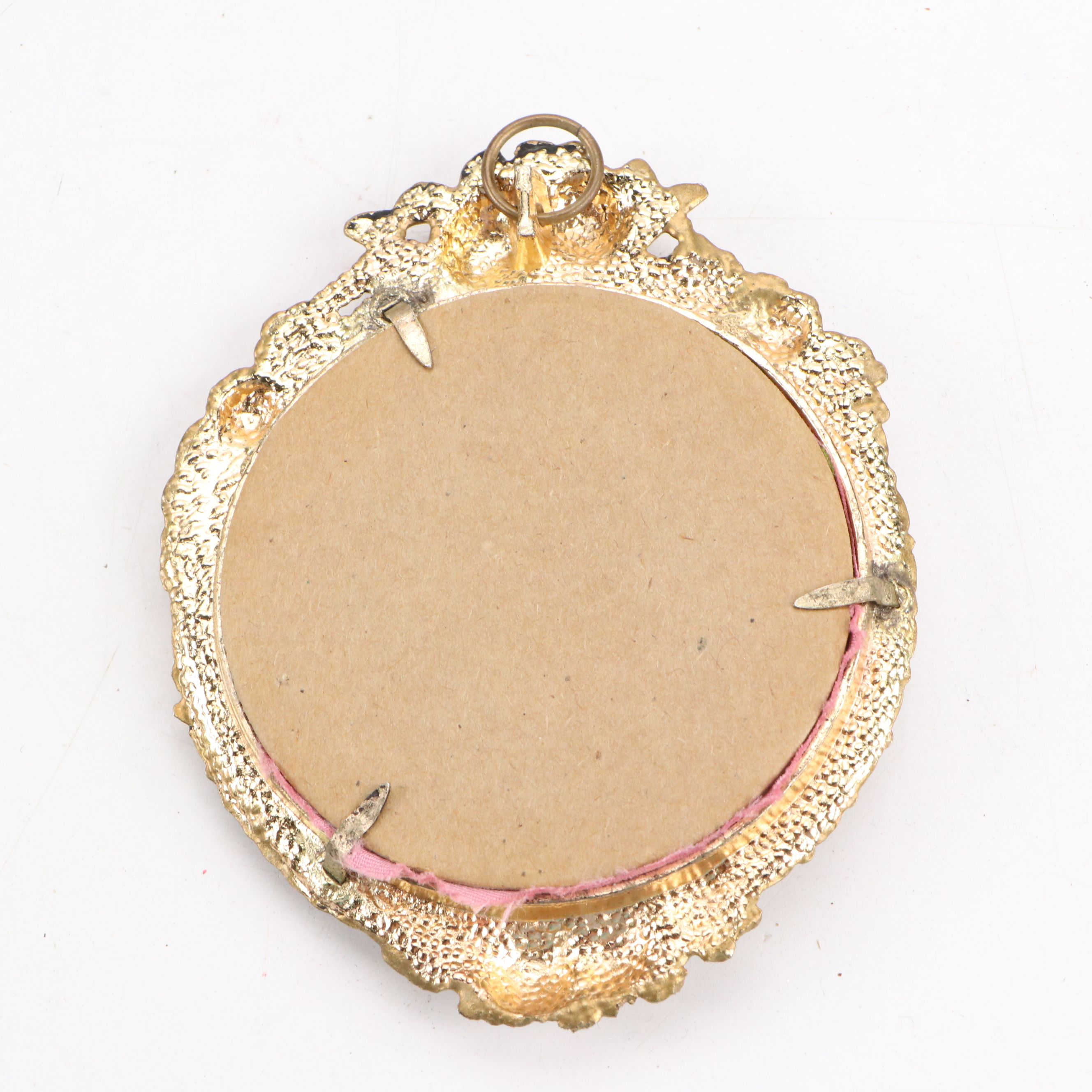 Rococo Style Framed Courting Couples Porcelain Wall Plaques