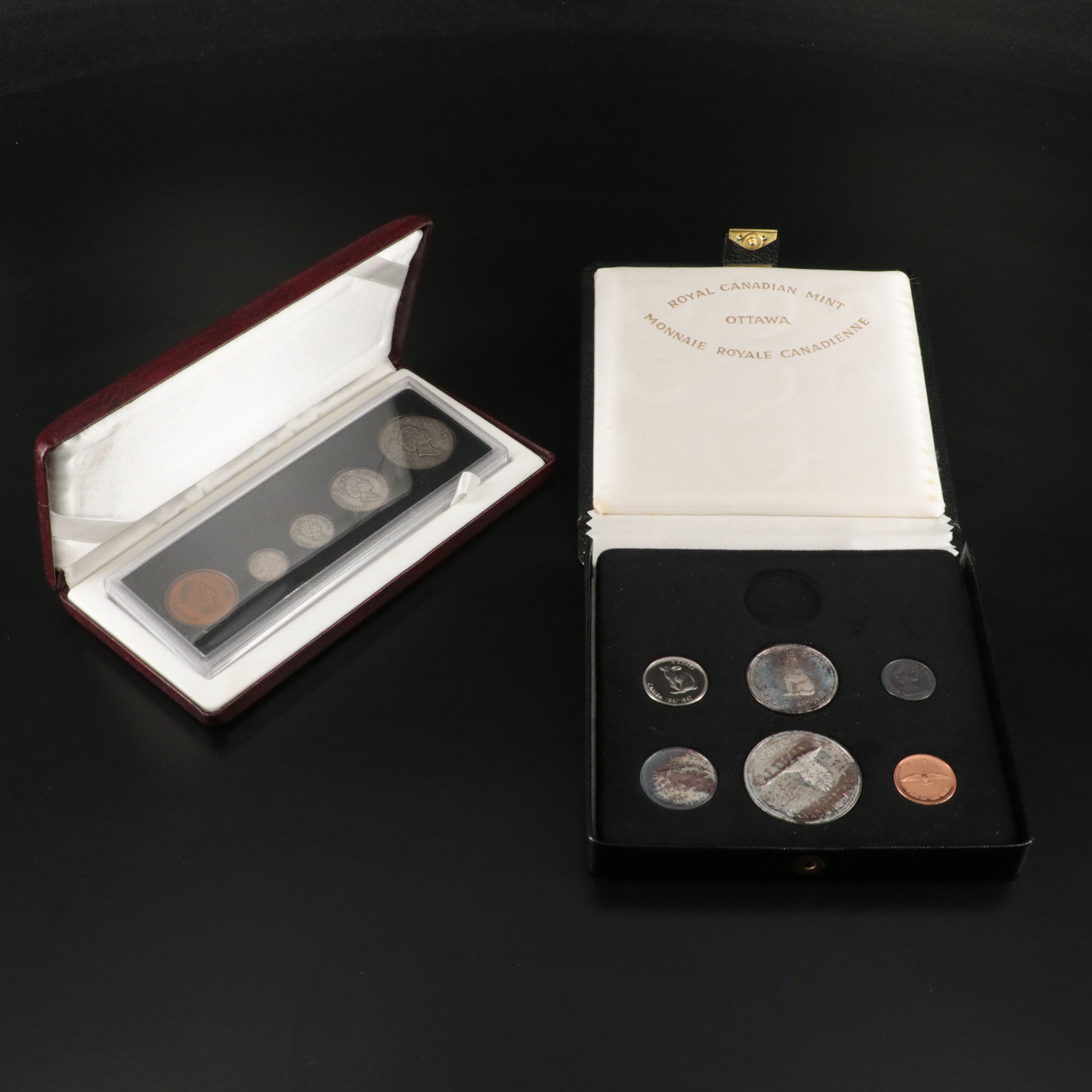 Two Canada Proof Sets, 1967 and a 1998 Commemorative Set