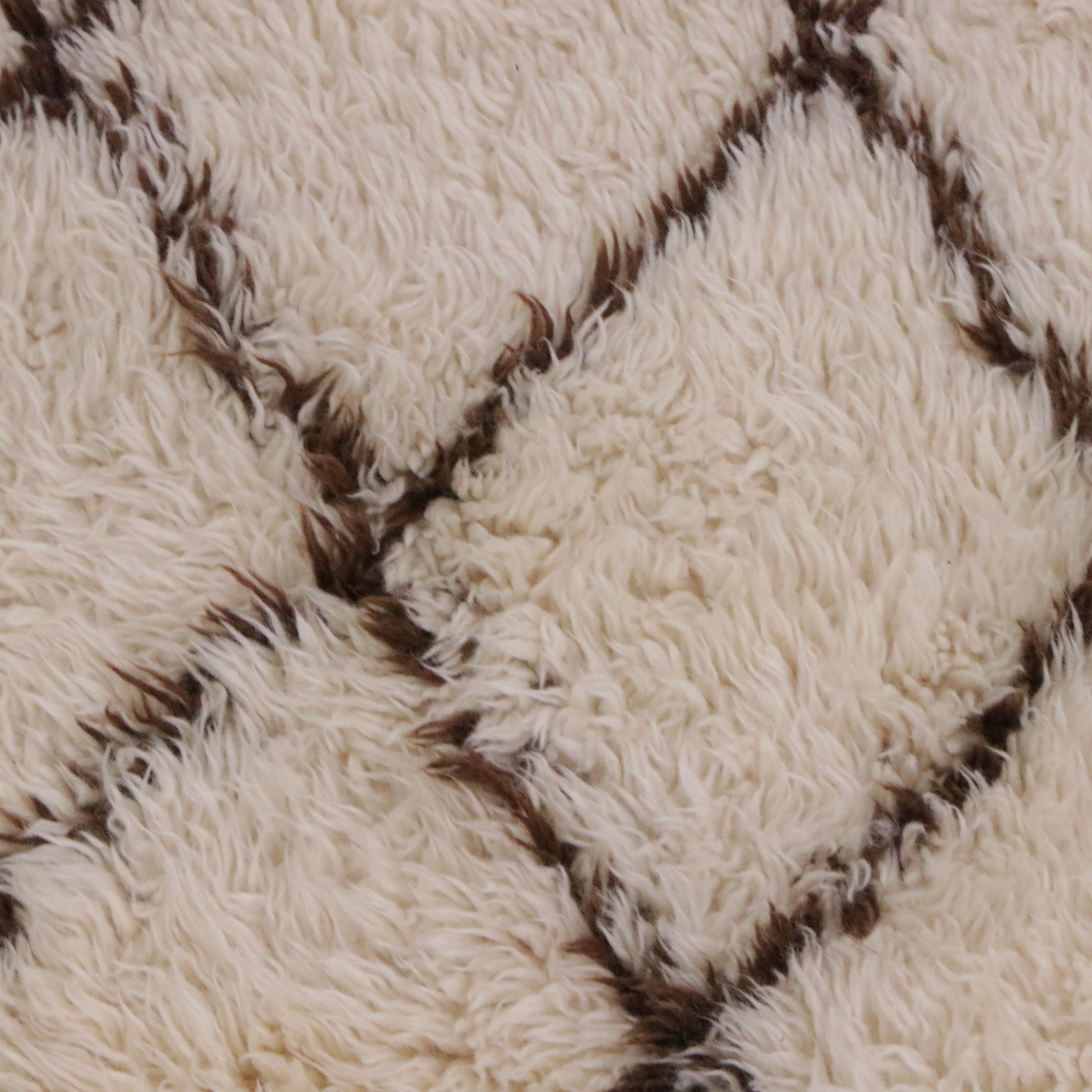 8'1 x 10'6 Hand-Knotted Contemporary Diamond Trellis Area Rug