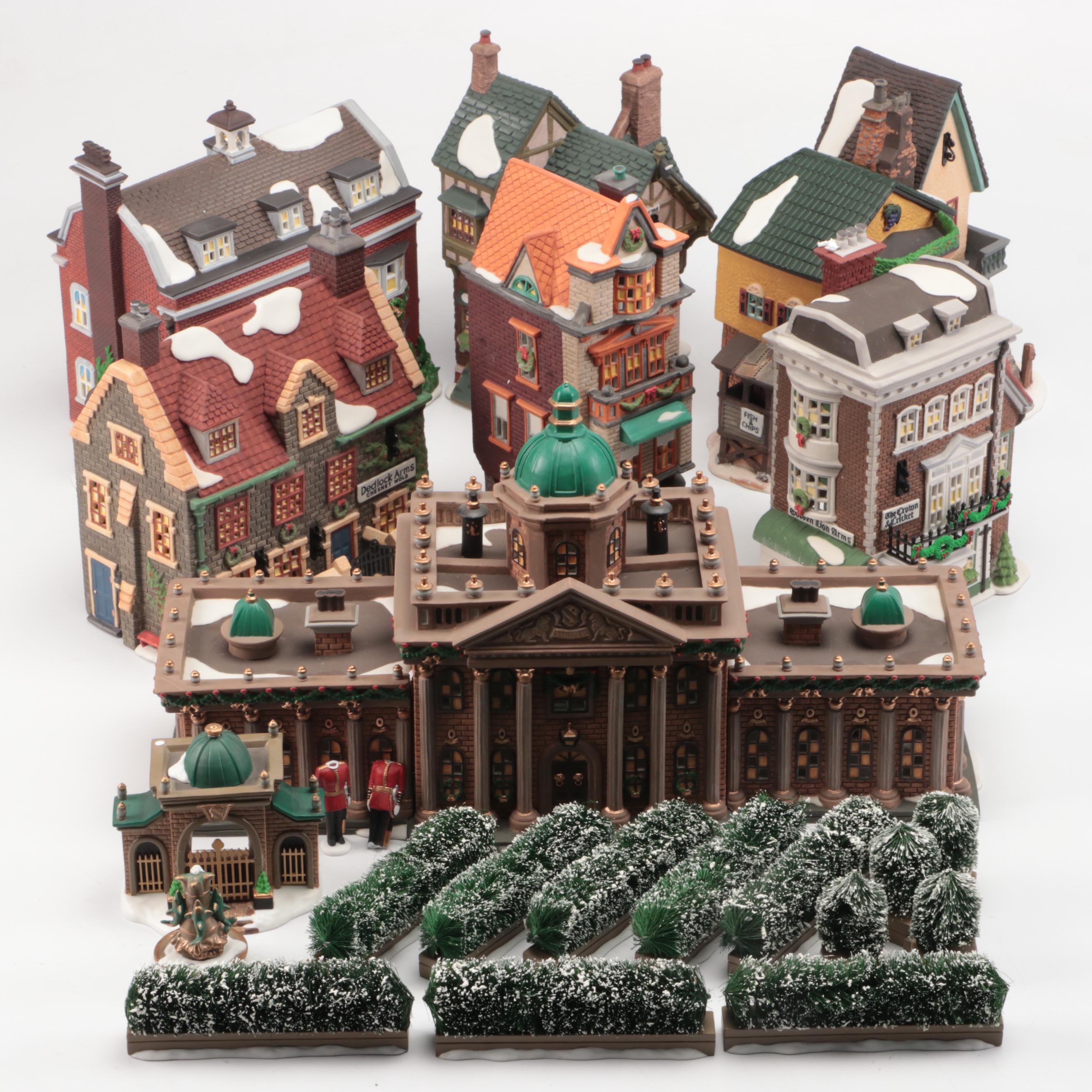 Heritage Village Collection "Ramsford Palace" with More Dickens Village Sets