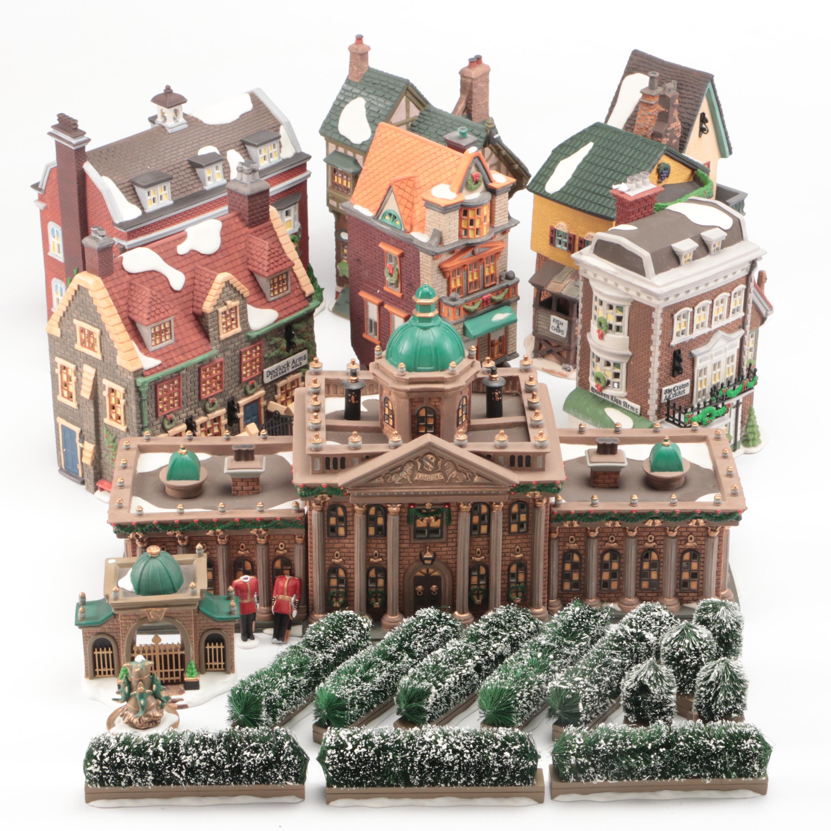 Heritage Village Collection "Ramsford Palace" with More Dickens Village Sets