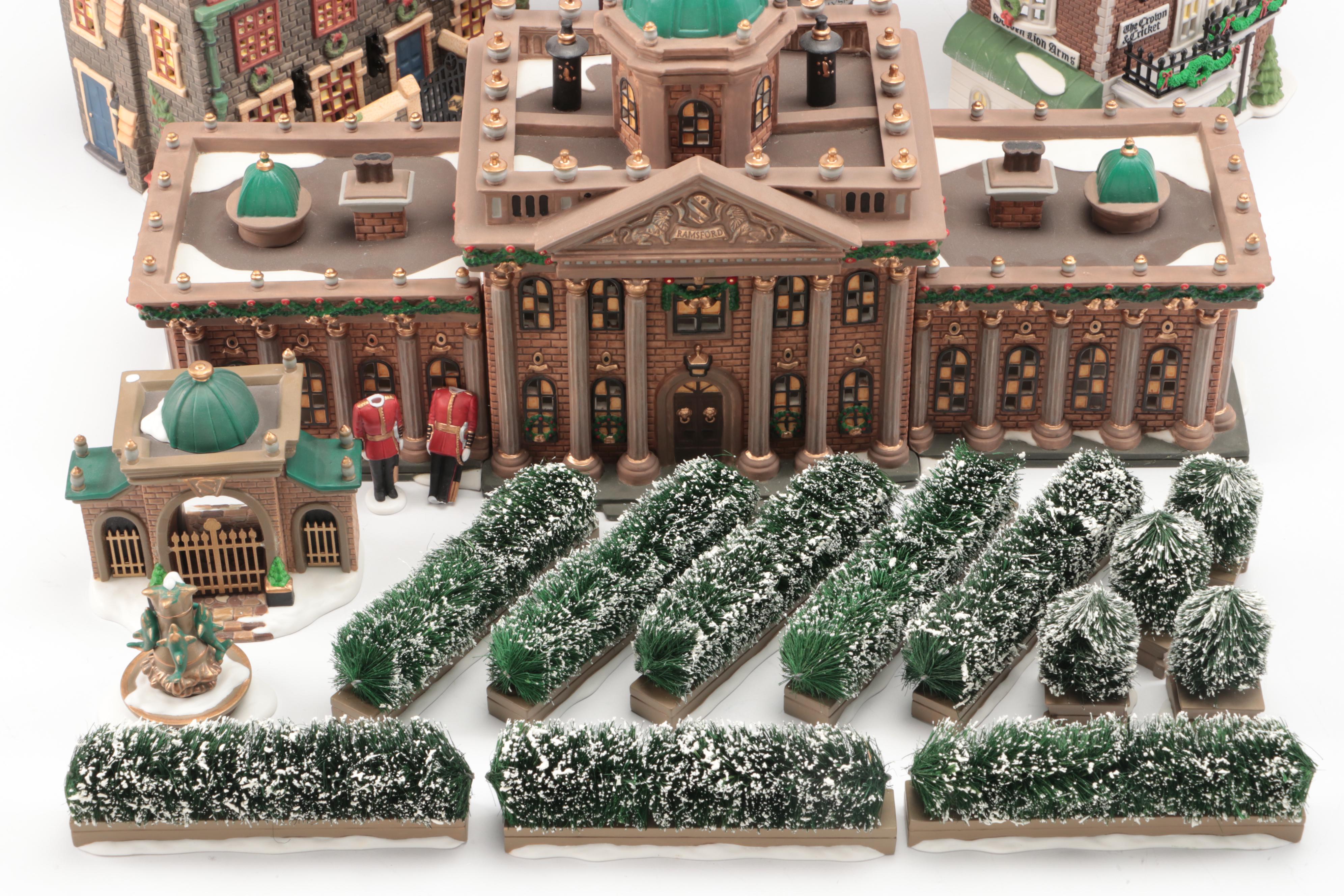 Heritage Village Collection "Ramsford Palace" with More Dickens Village Sets