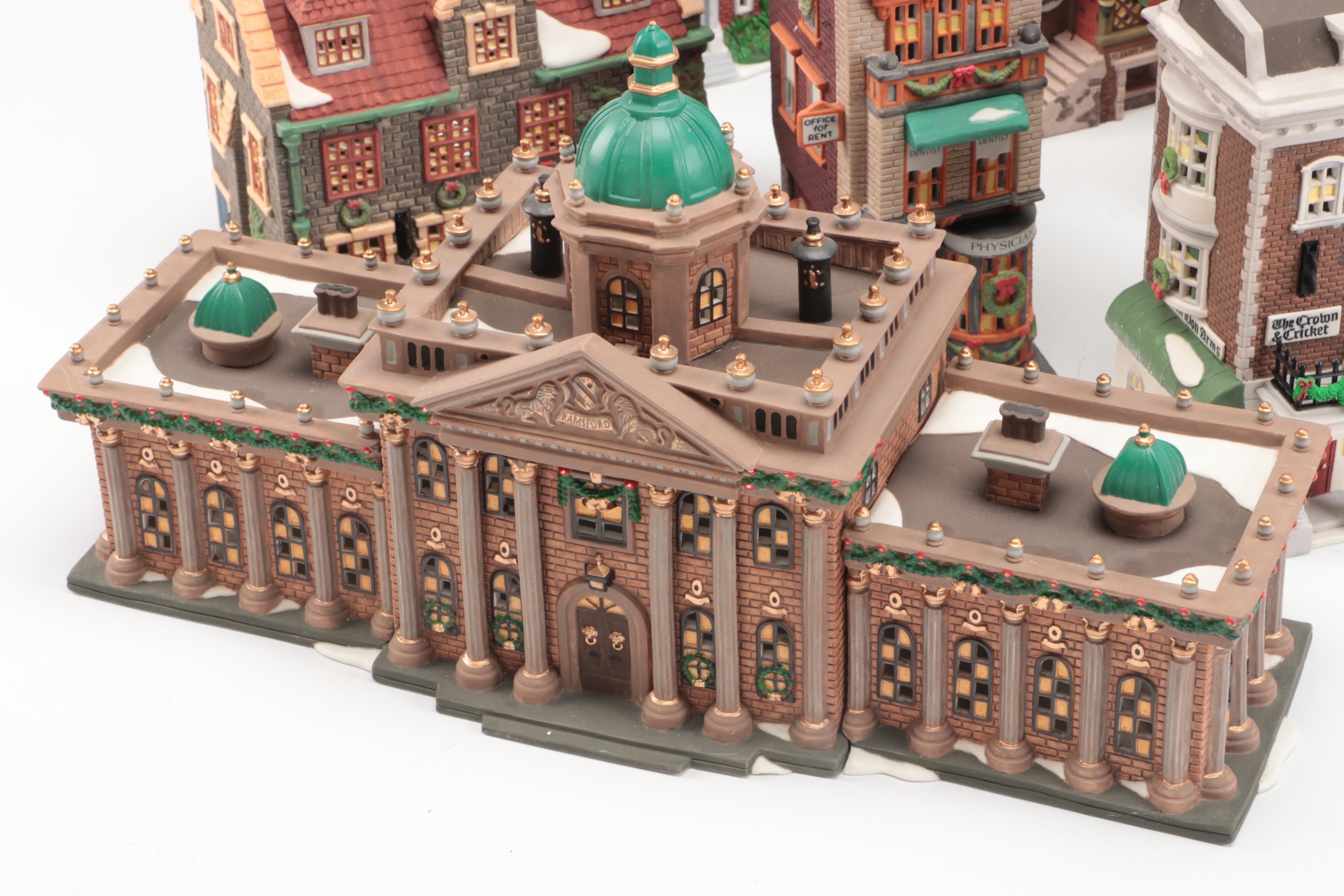 Heritage Village Collection "Ramsford Palace" with More Dickens Village Sets