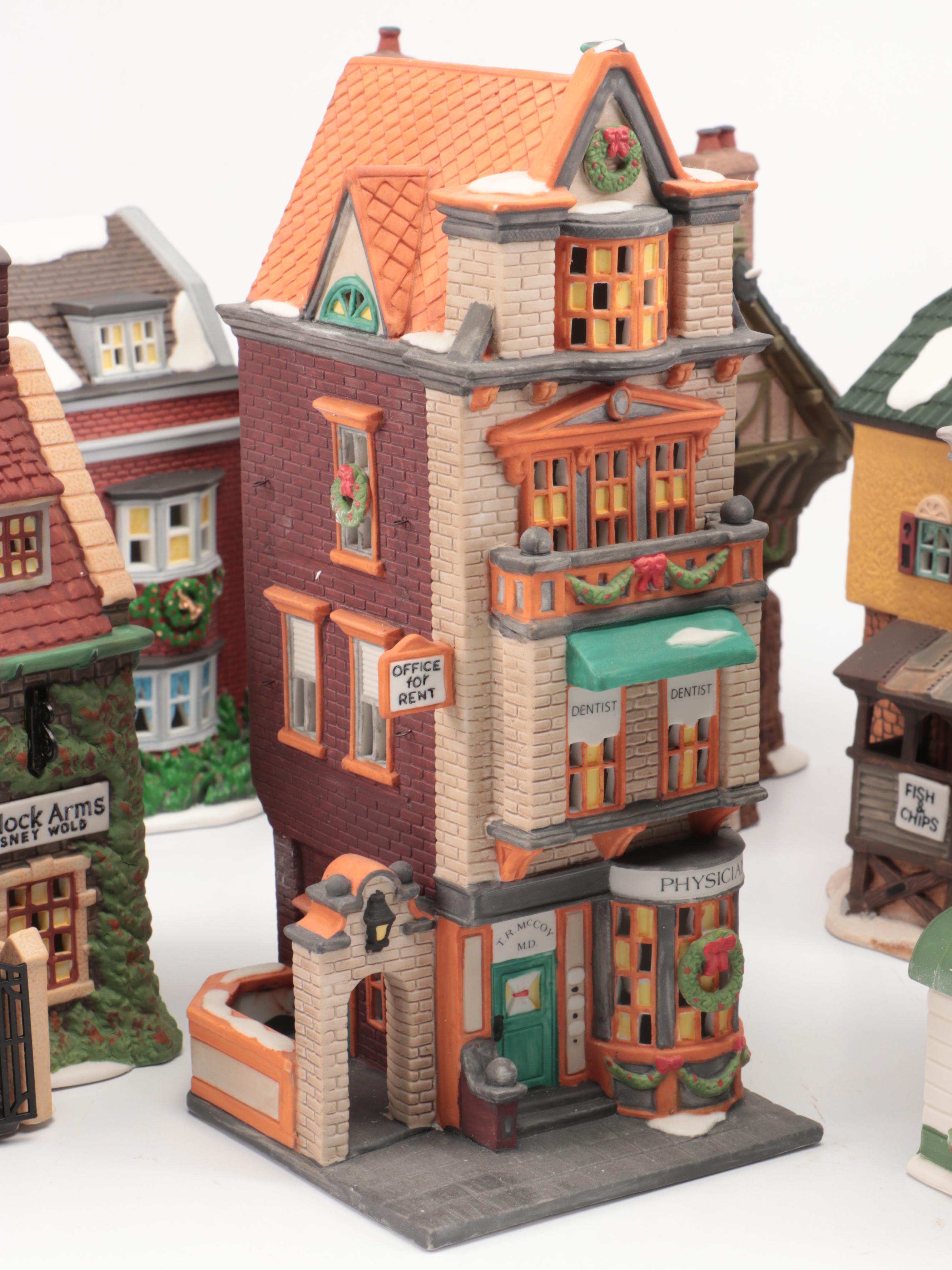 Heritage Village Collection "Ramsford Palace" with More Dickens Village Sets