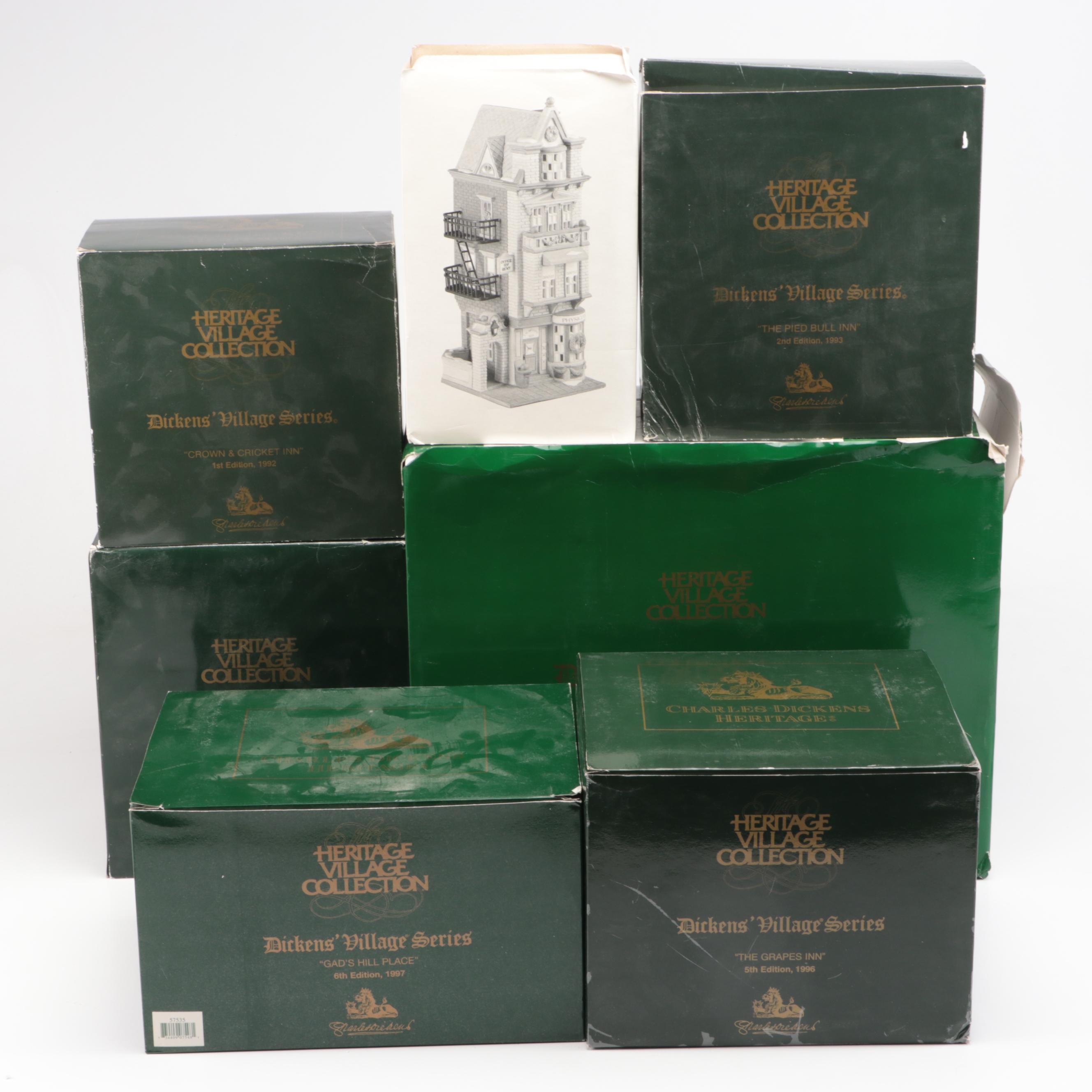 Heritage Village Collection "Ramsford Palace" with More Dickens Village Sets