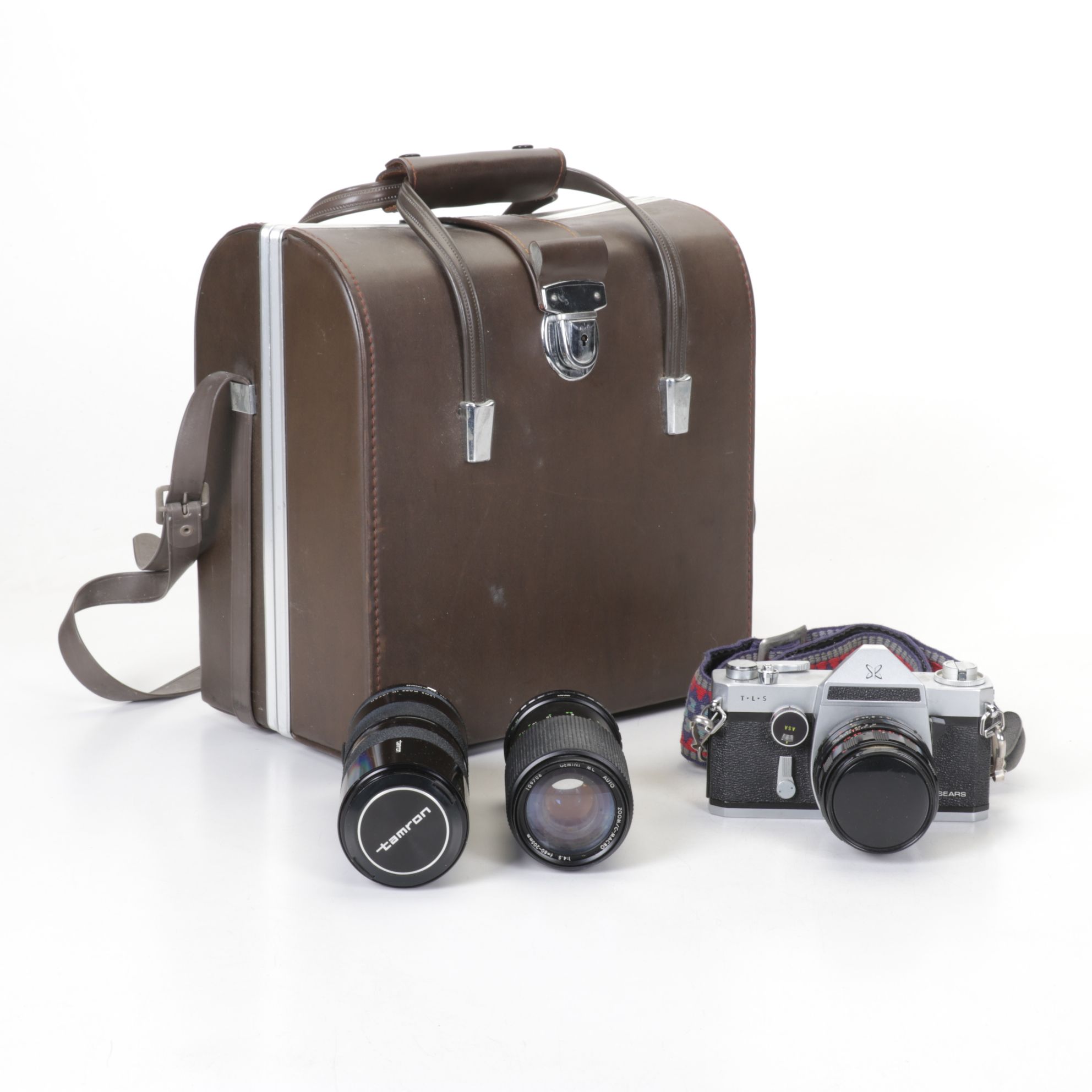 Sears TLS 35mm Film SLR Camera with Extra Lens