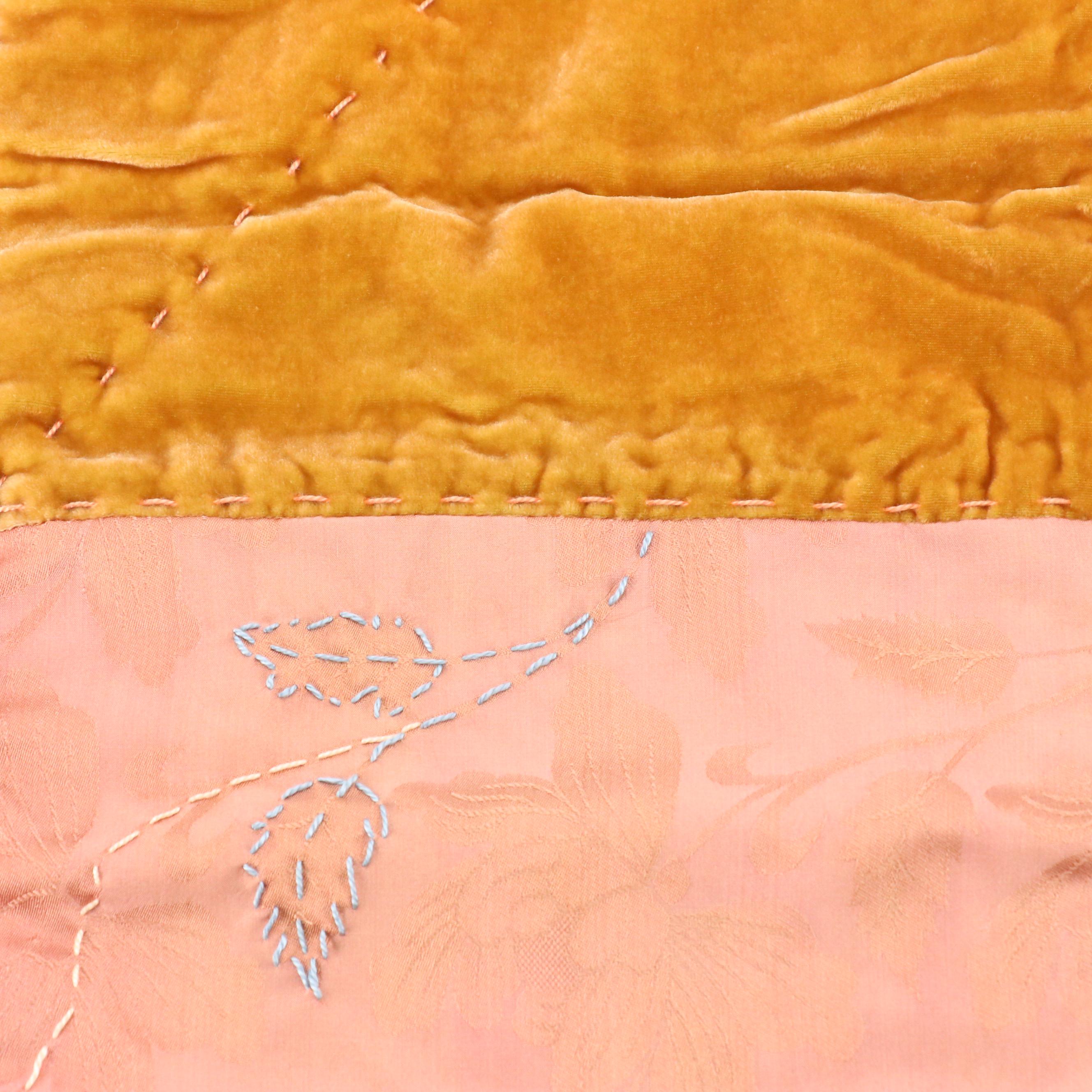 Barneys New York Cable Knit Eternity Scarf and Julia Hill Hand-Stitched Scarf