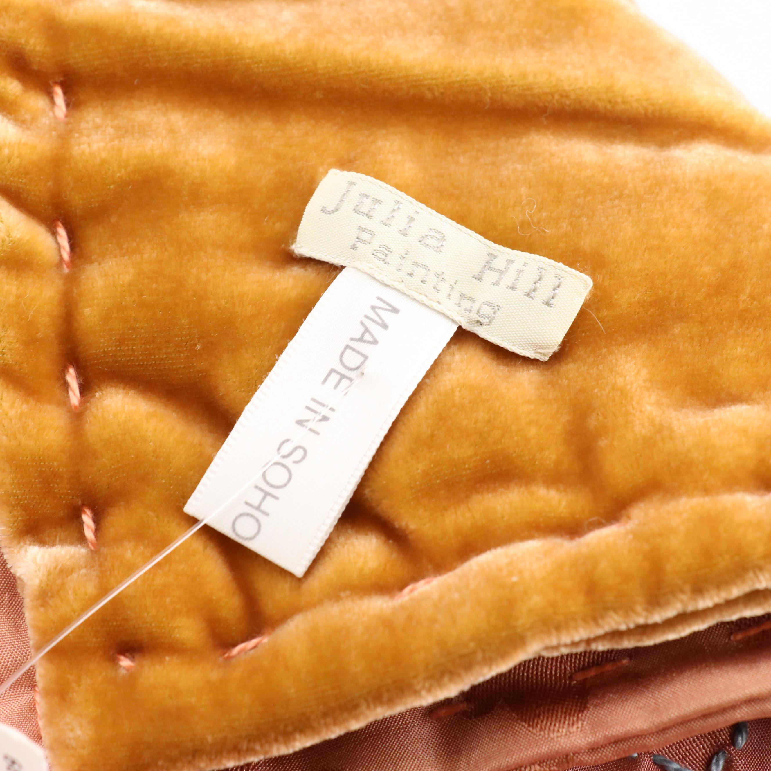 Barneys New York Cable Knit Eternity Scarf and Julia Hill Hand-Stitched Scarf