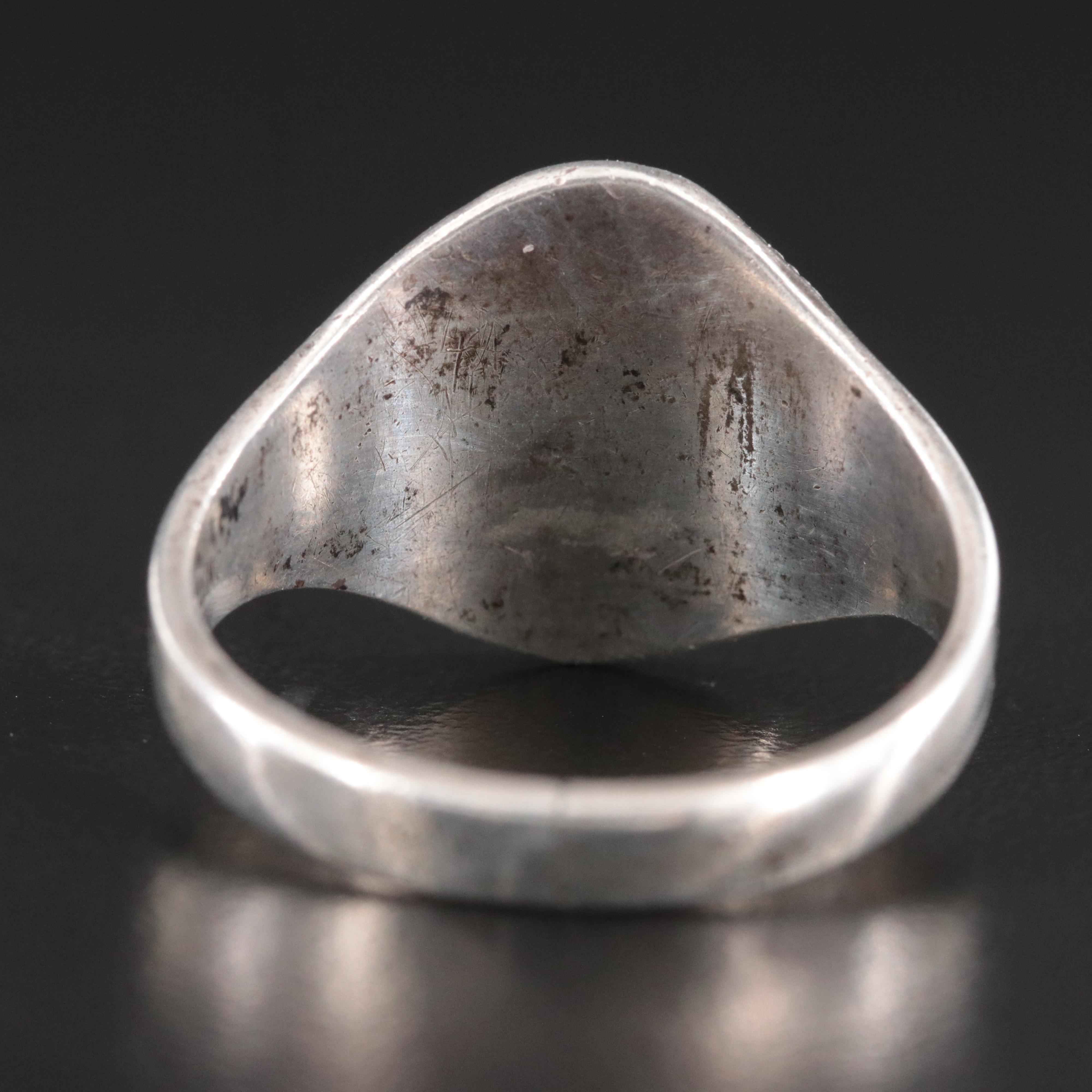 Vintage Sterling Eagle Scout Ring