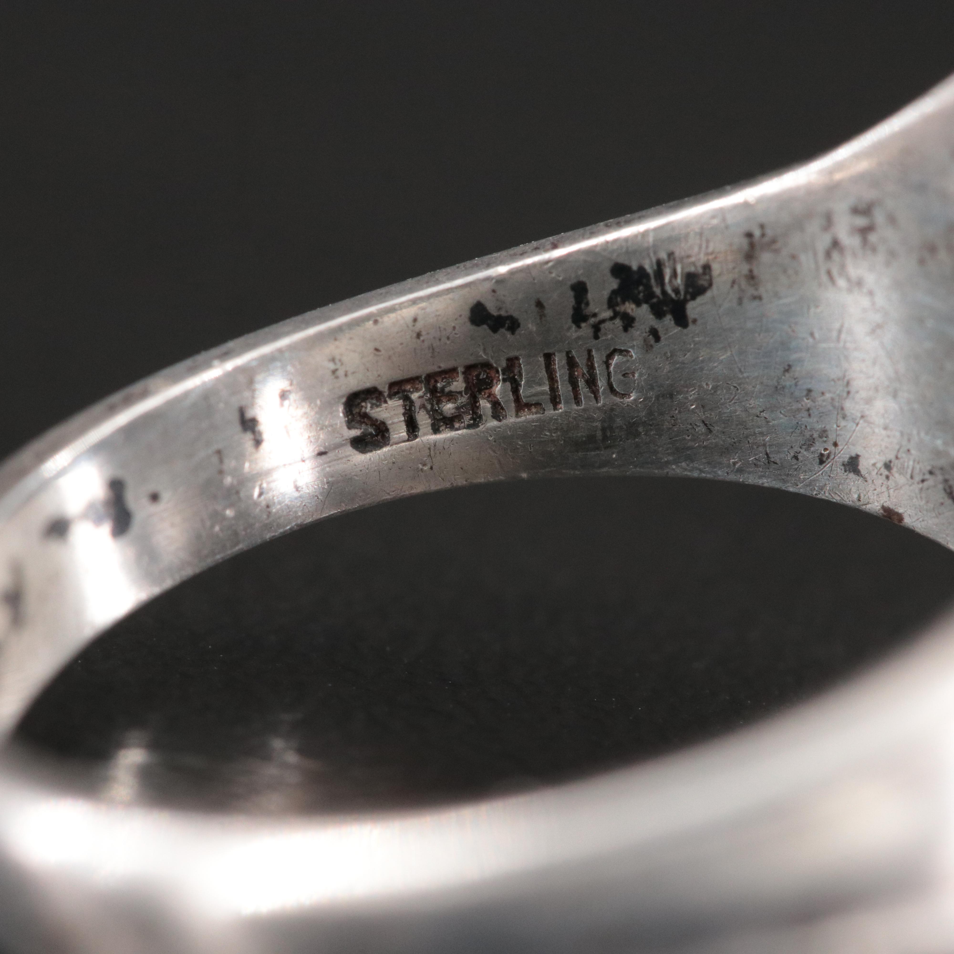 Vintage Sterling Eagle Scout Ring