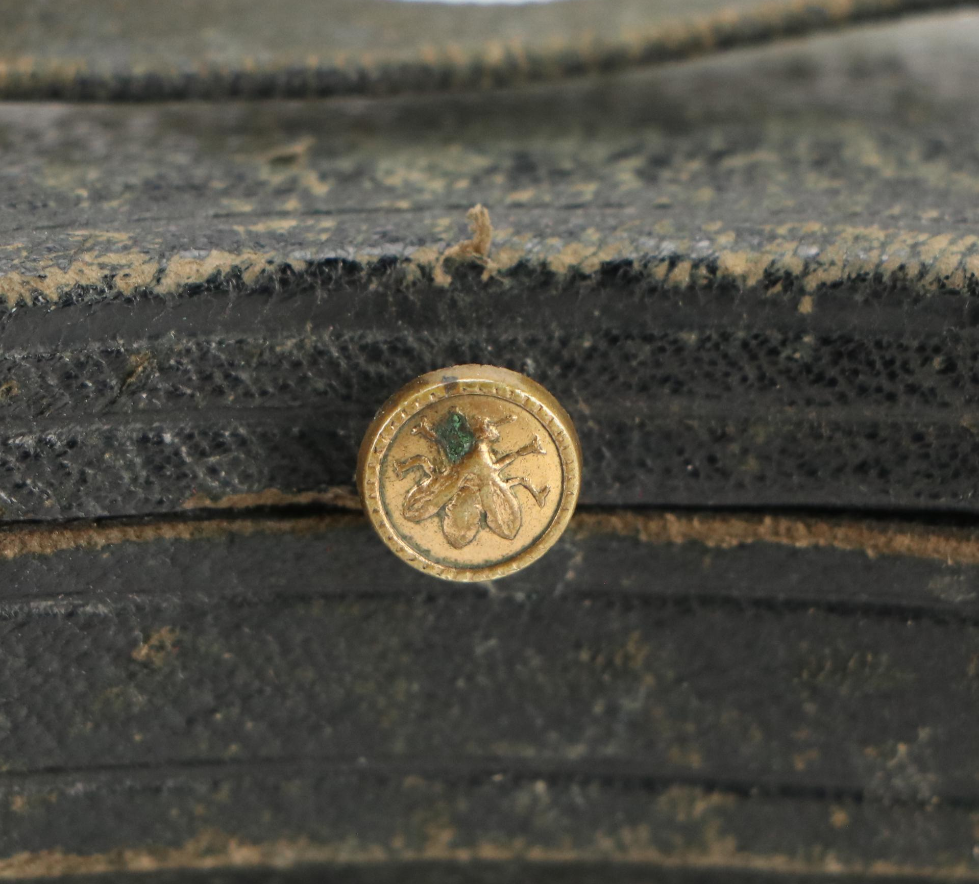 Chevalier French Mother-of-Pearl and Brass Opera Glasses with Leather Cases